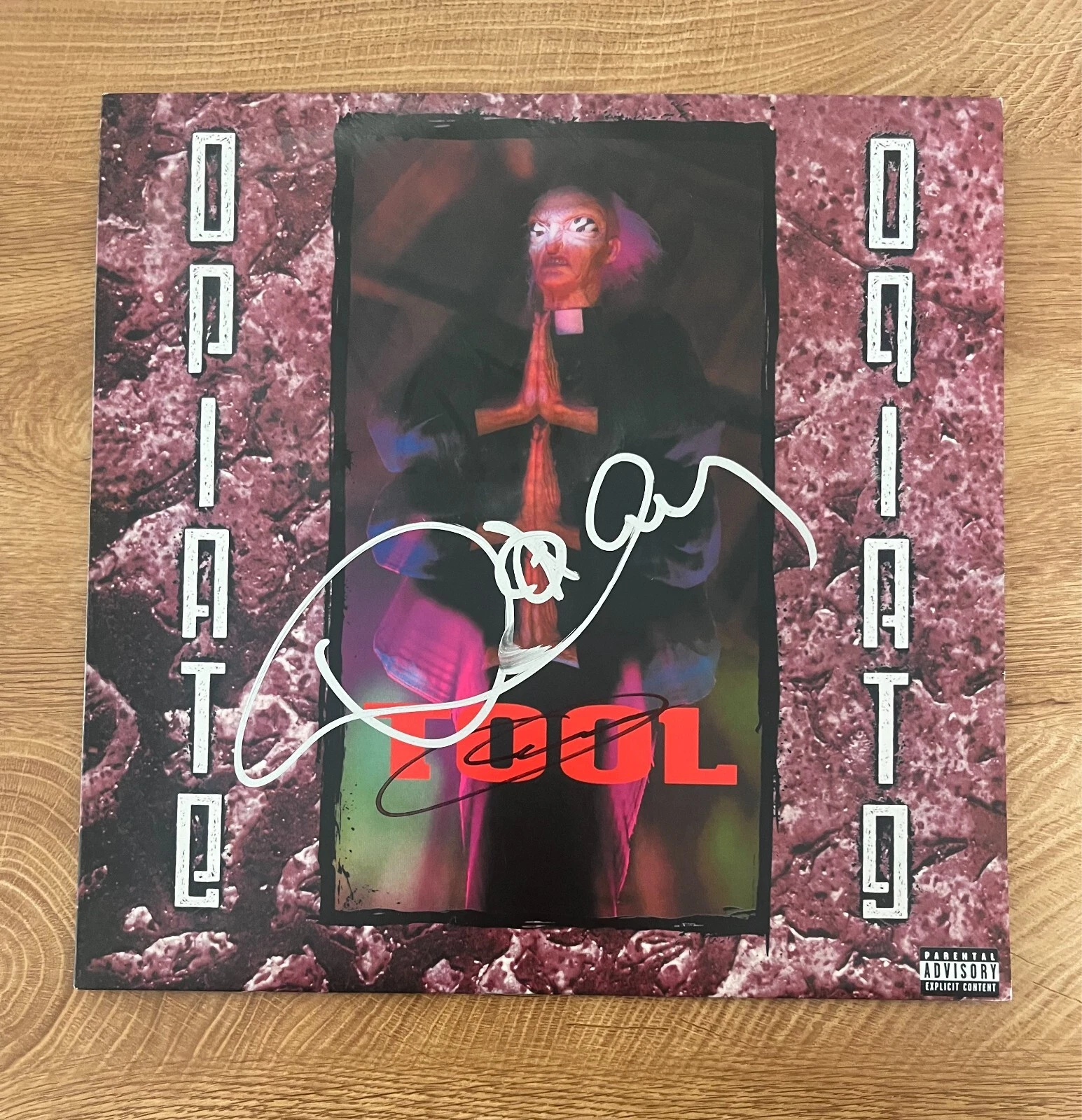 * TOOL * signed vinyl album * DANNY CAREY & PAUL D'AMOUR* OPIATE * 4