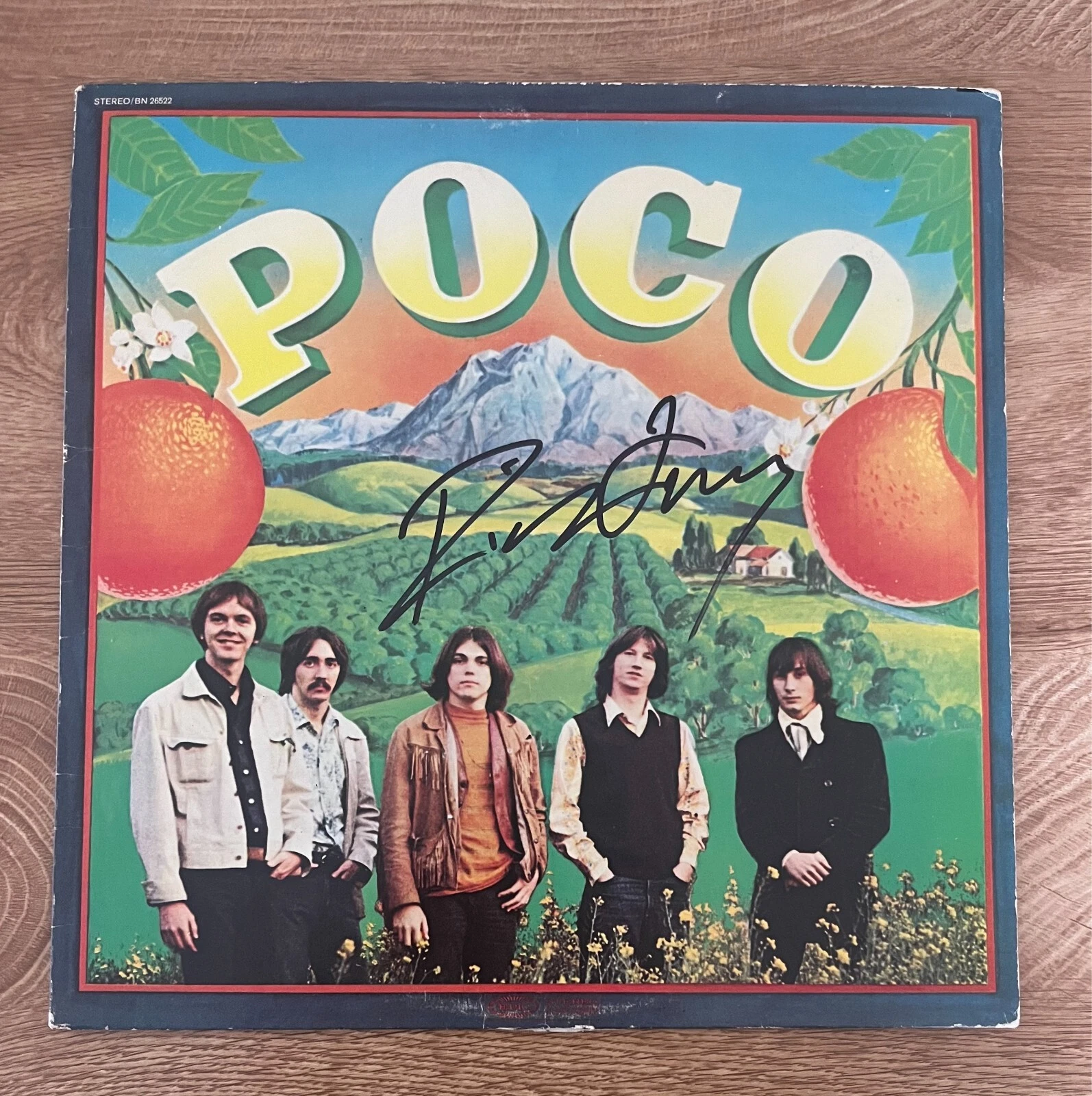 * RICHIE FURAY * signed vinyl album * POCO * 1