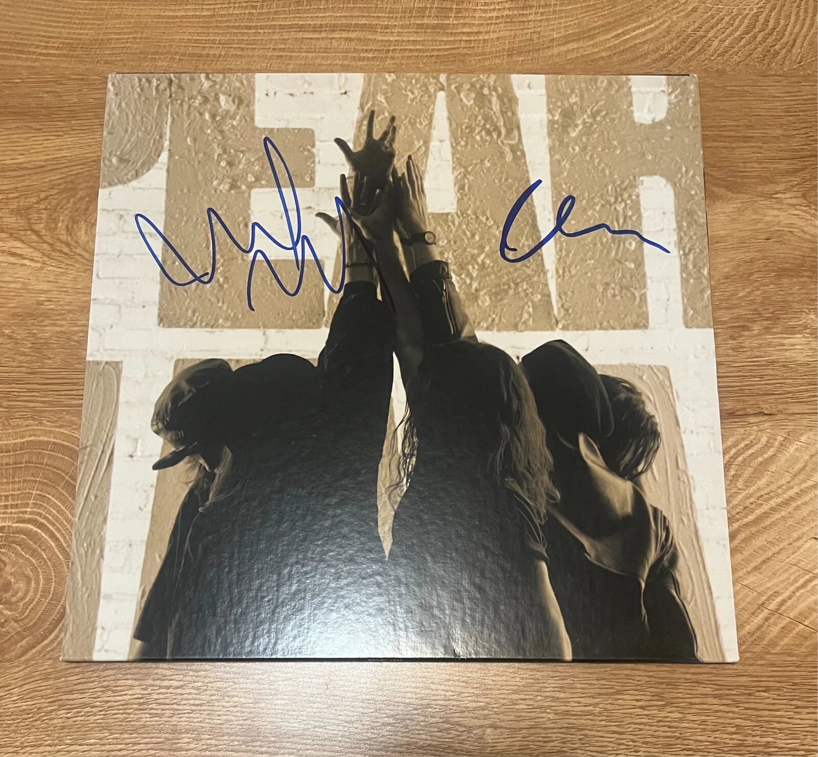 * MIKE MCCREADY & DAVE KRUSEN * signed vinyl album * PEARL JAM * TEN *