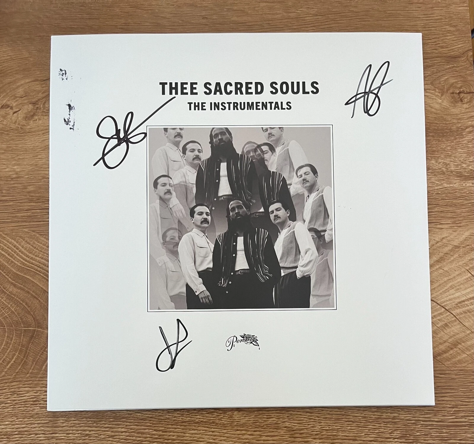 * THEE SACRED SOULS * signed vinyl album * JOSH LANE, ALEX GARCIA & SAL SAMANO *