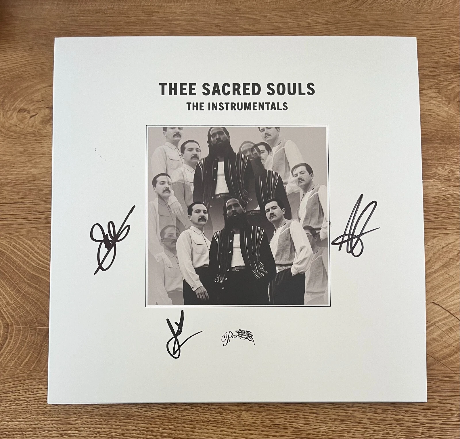 * THEE SACRED SOULS * signed vinyl album * JOSH LANE, ALEX GARCIA & SAL SAMANO *