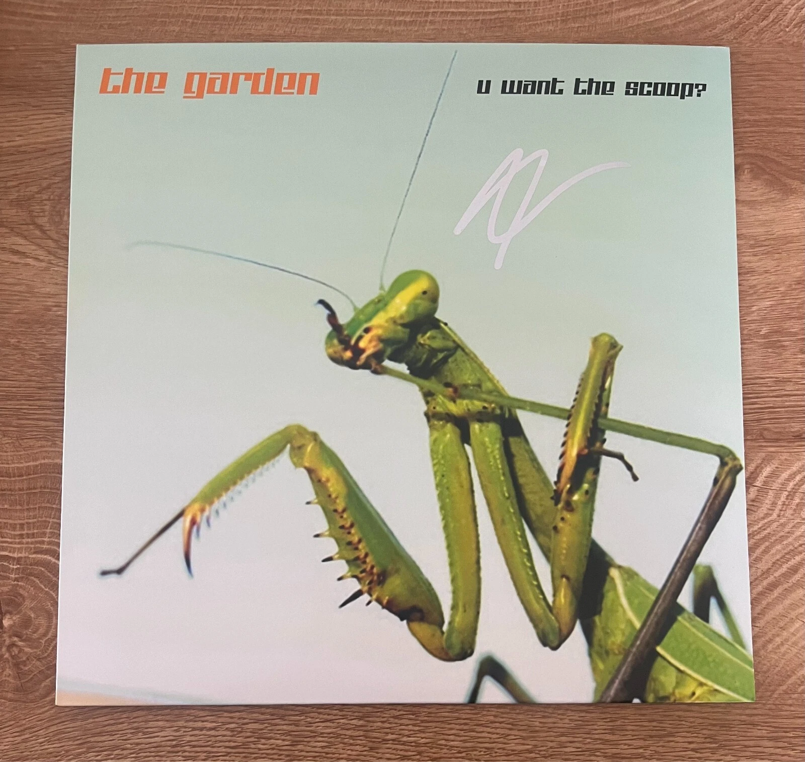 * THE GARDEN * signed vinyl album * U WANT THE SCOOP * FLETCHER SHEARS *