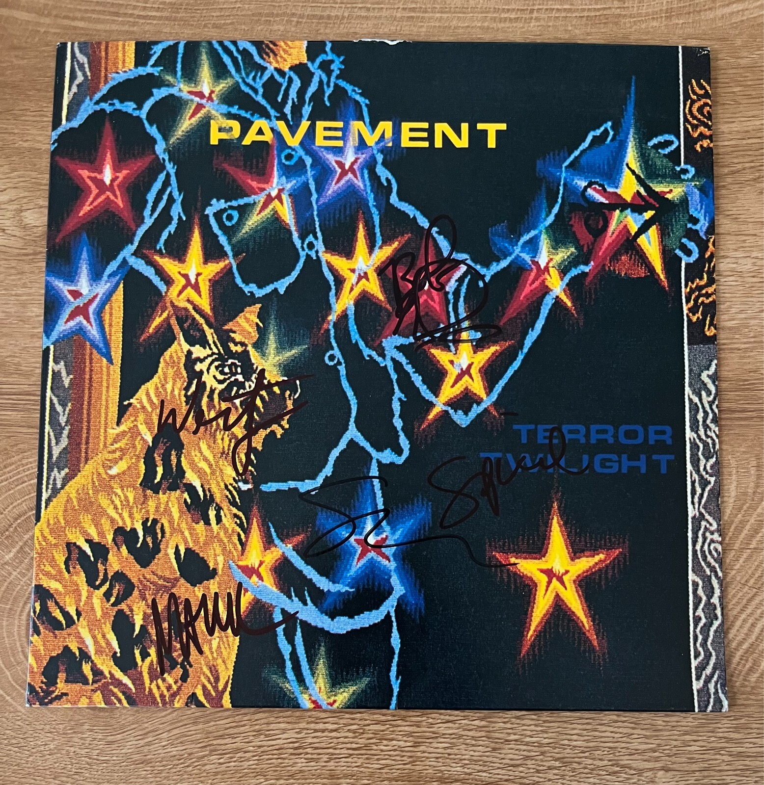 * PAVEMENT * signed vinyl album * TERROR TWILIGHT * STEPHEN MALKMUS *
