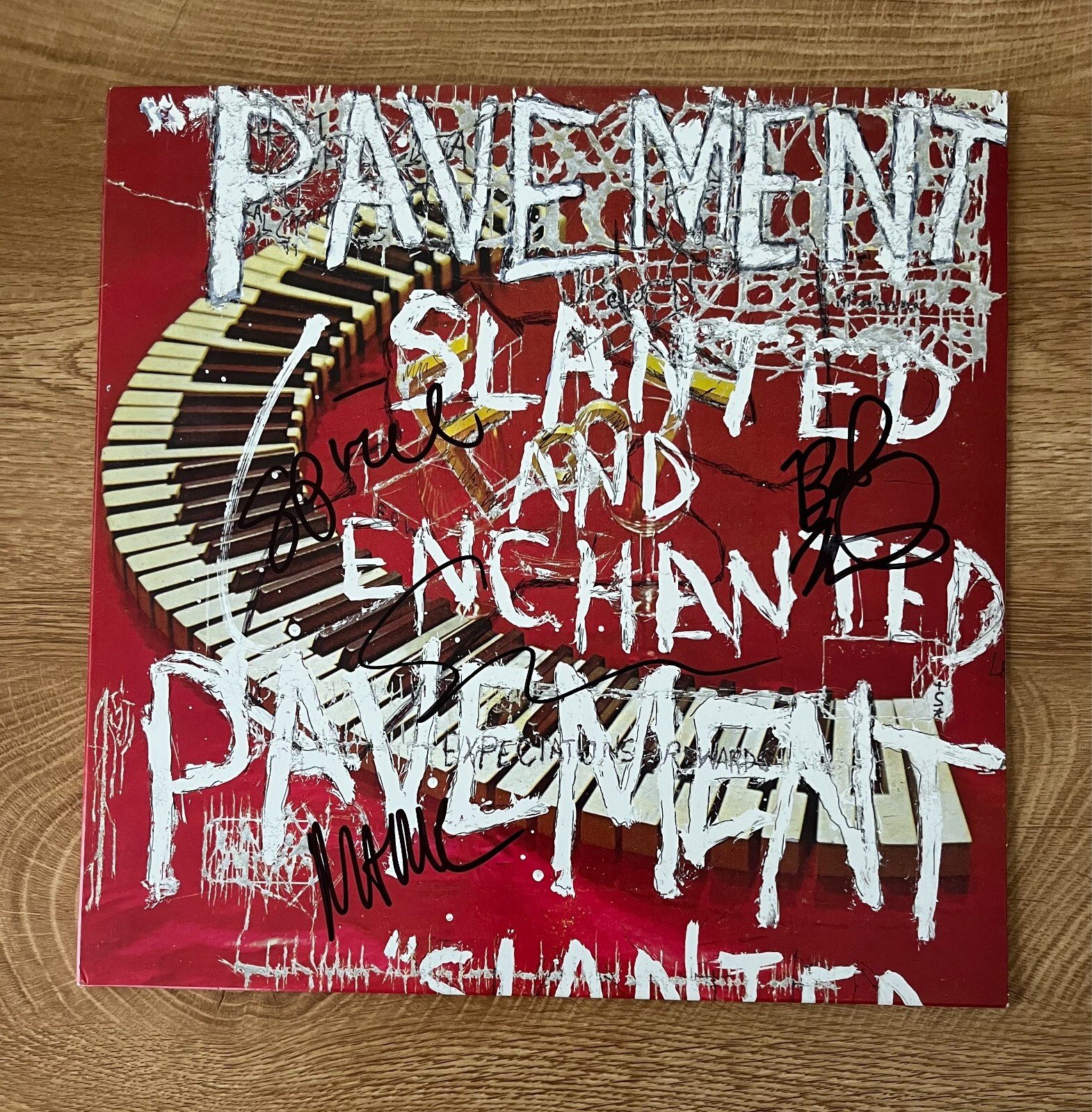 * PAVEMENT * signed vinyl album * SLANTED AND ENCHANTED * STEPHEN MALKMUS *