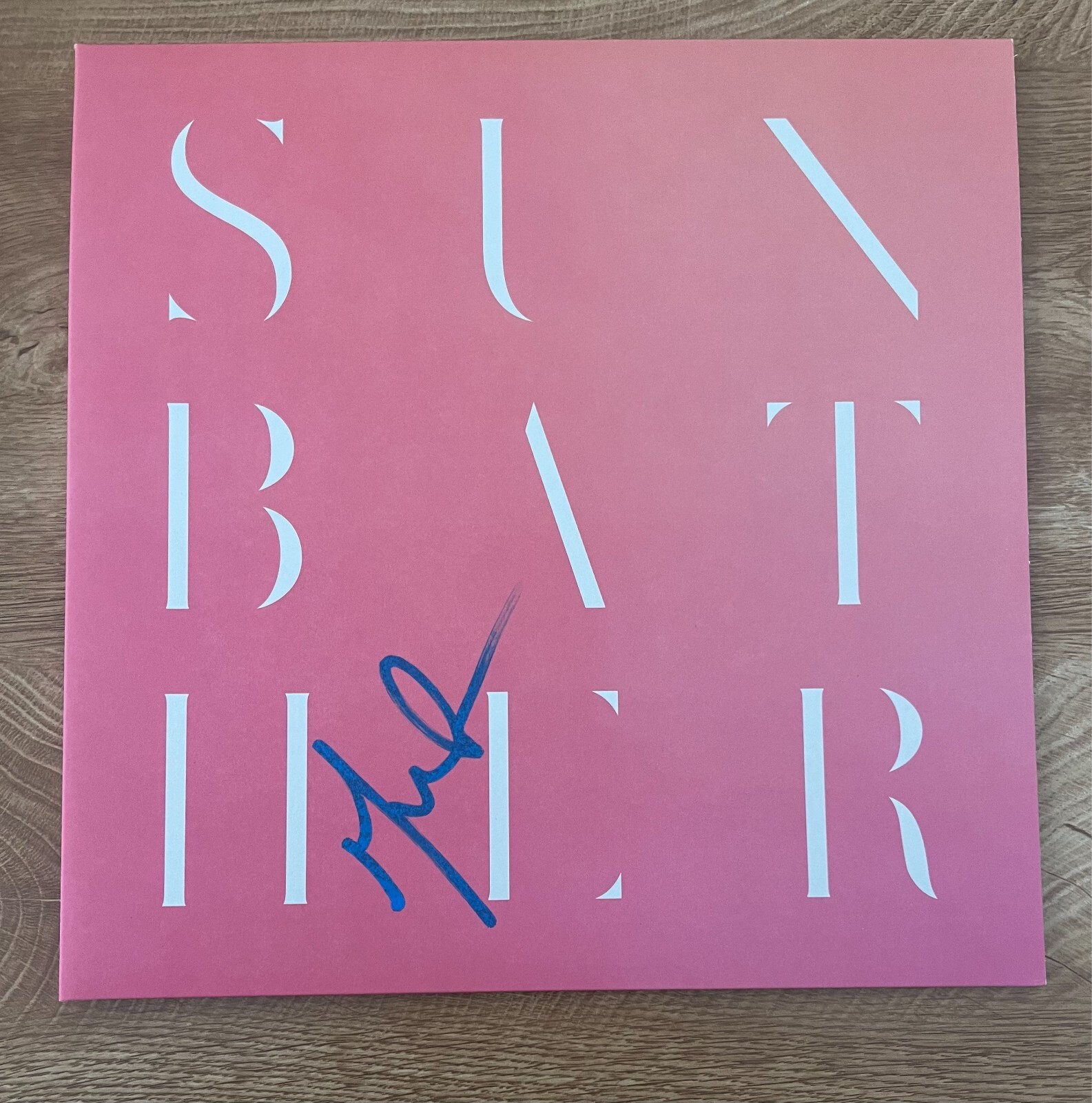 * DEAFHEAVEN * signed vinyl album * SUNBATHER * GEORGE CLARKE *
