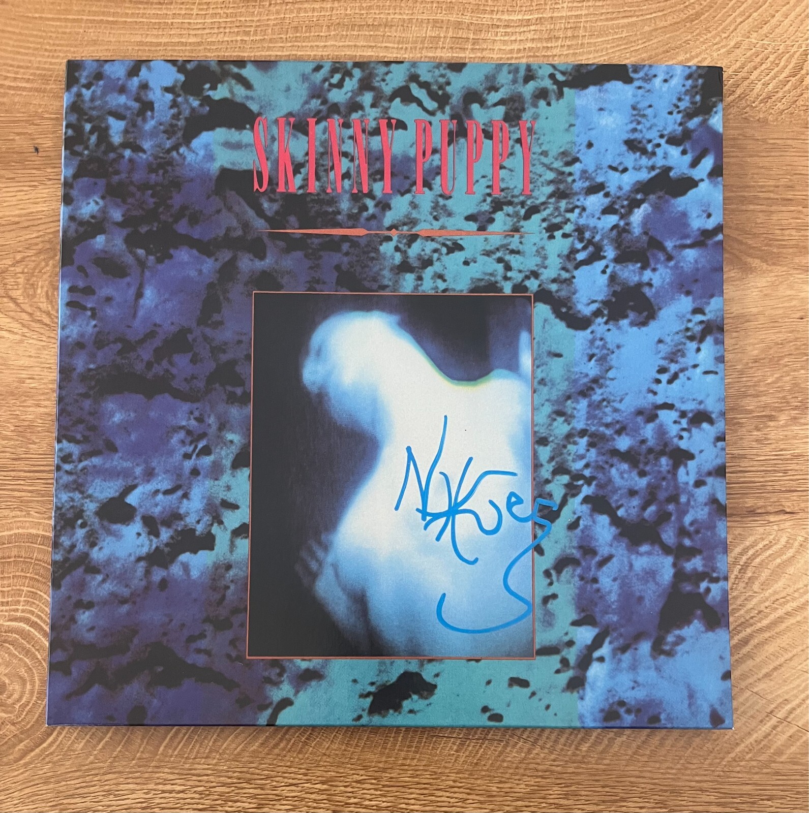 * NIVEK OGRE * signed album * SKINNY PUPPY * MIND: THE PERPETUAL INTERCOURSE *