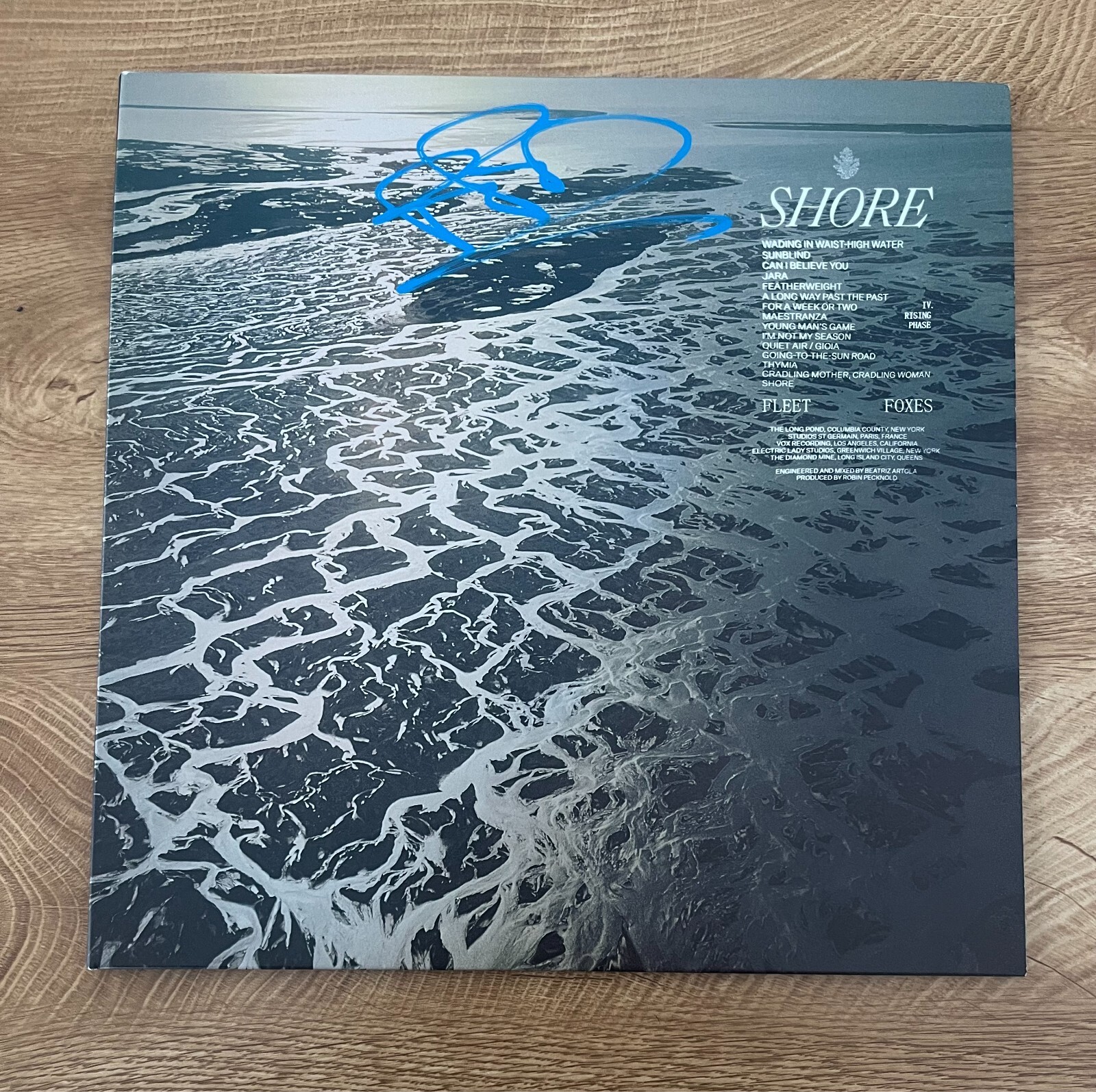 * ROBIN PECKNOLD * signed vinyl album * FLEET FOXES * SHORE * 1