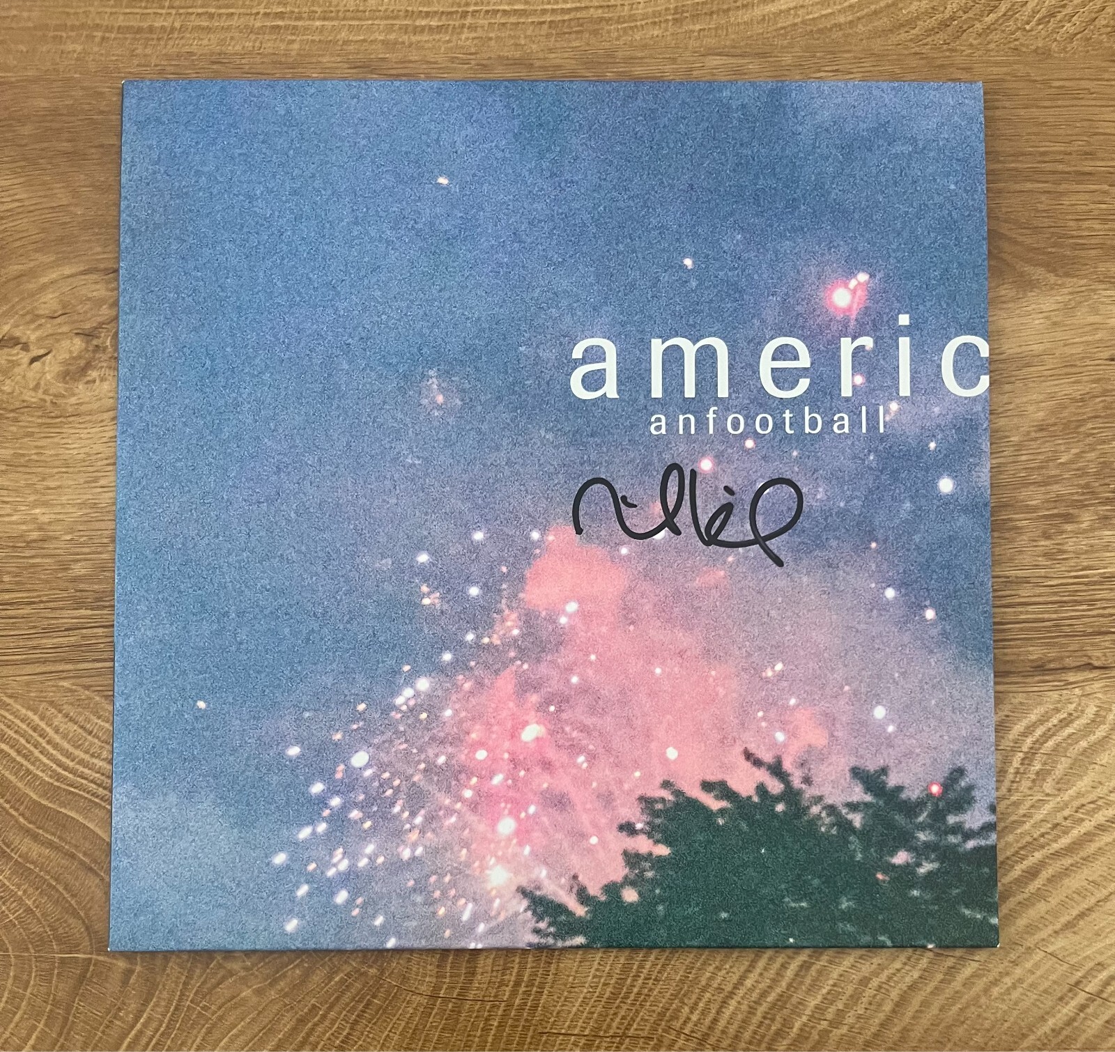 * MIKE KINSELLA * signed album * AMERICAN FOOTBALL * RARE SYMMETRY/FADE INTO YOU