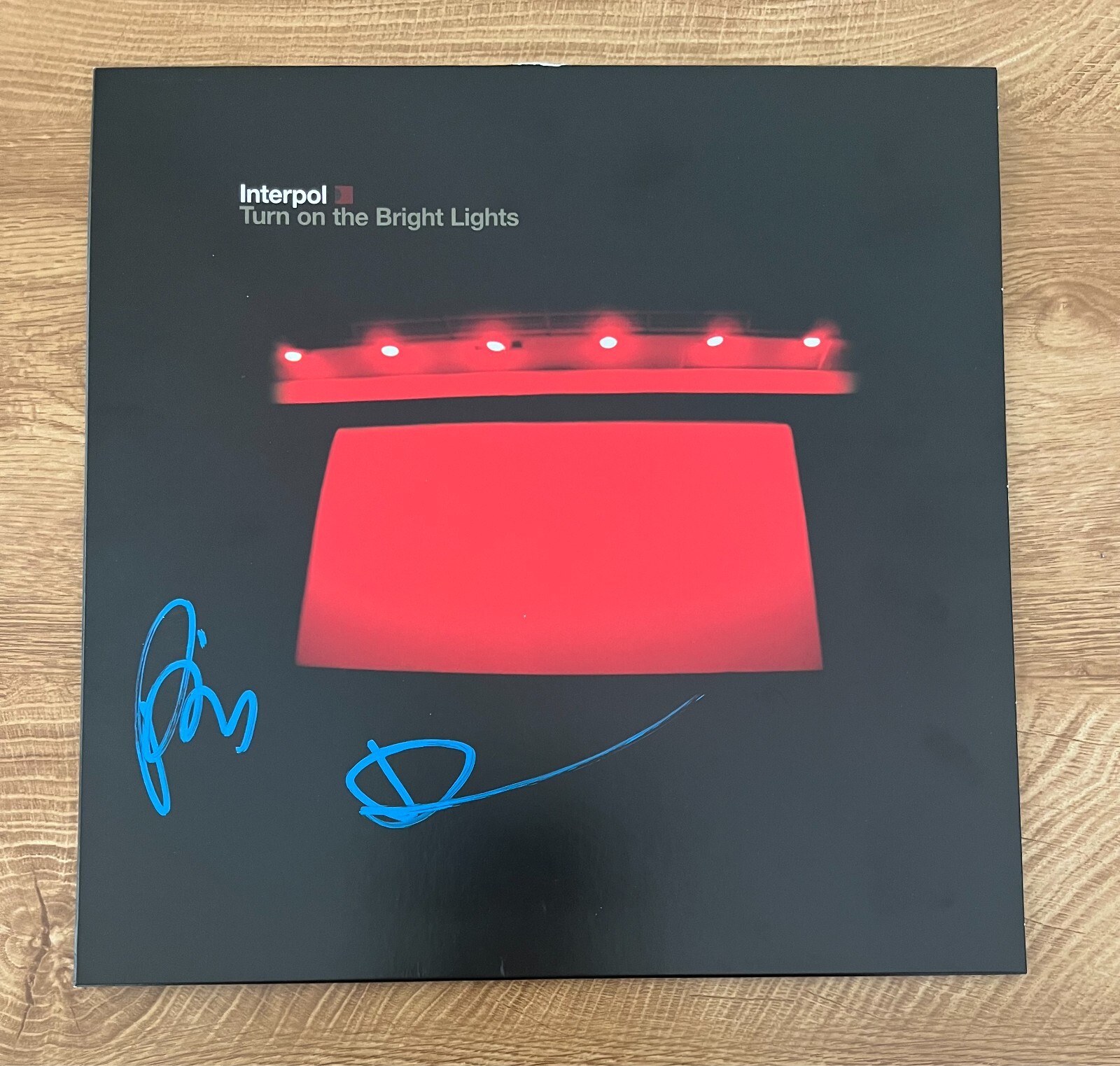 * INTERPOL * signed album * TURN ON THE BRIGHT  * PAUL BANKS & DANIEL KESSLER *