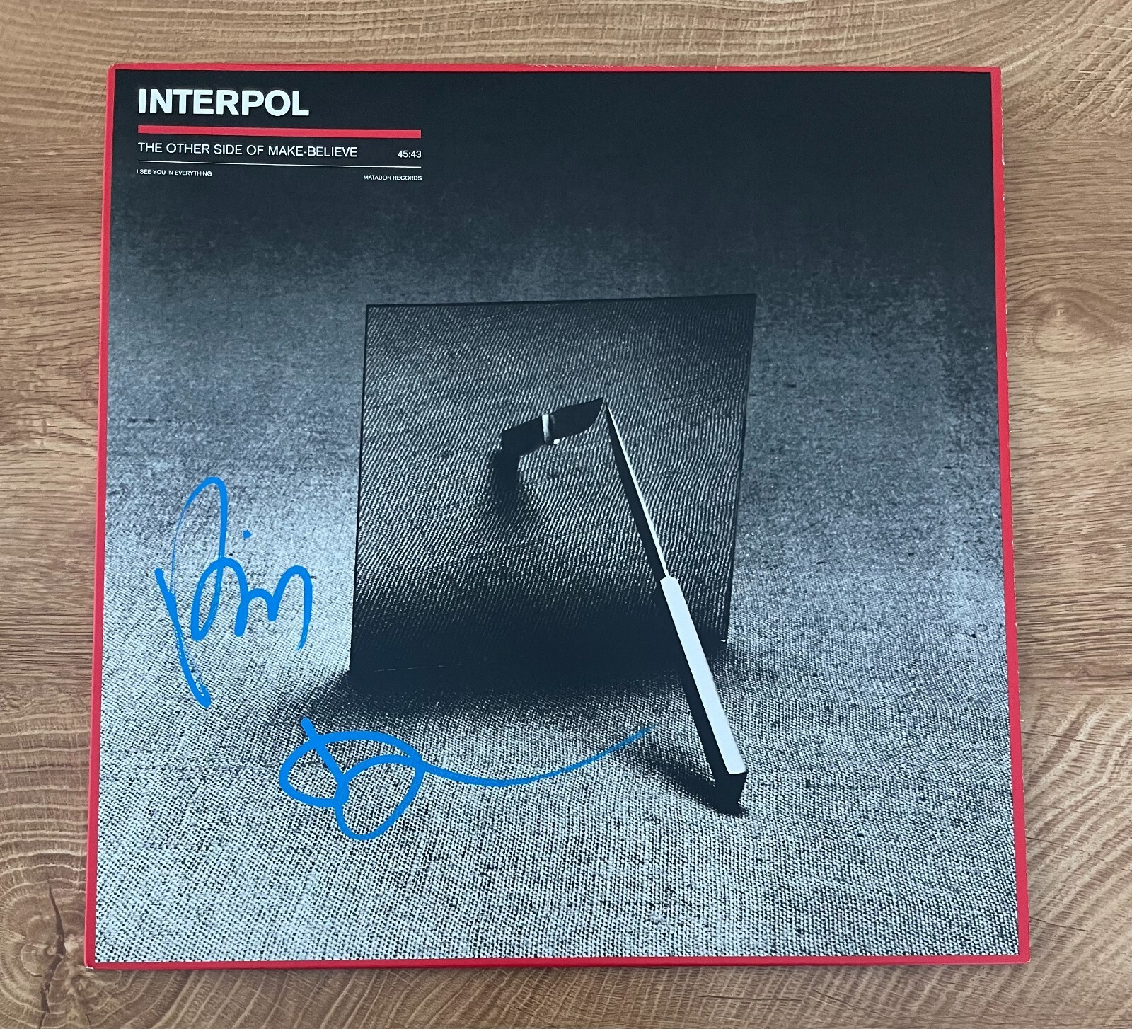 * INTERPOL * signed album * THE OTHER SIDE OF  * PAUL BANKS & DANIEL KESSLER *
