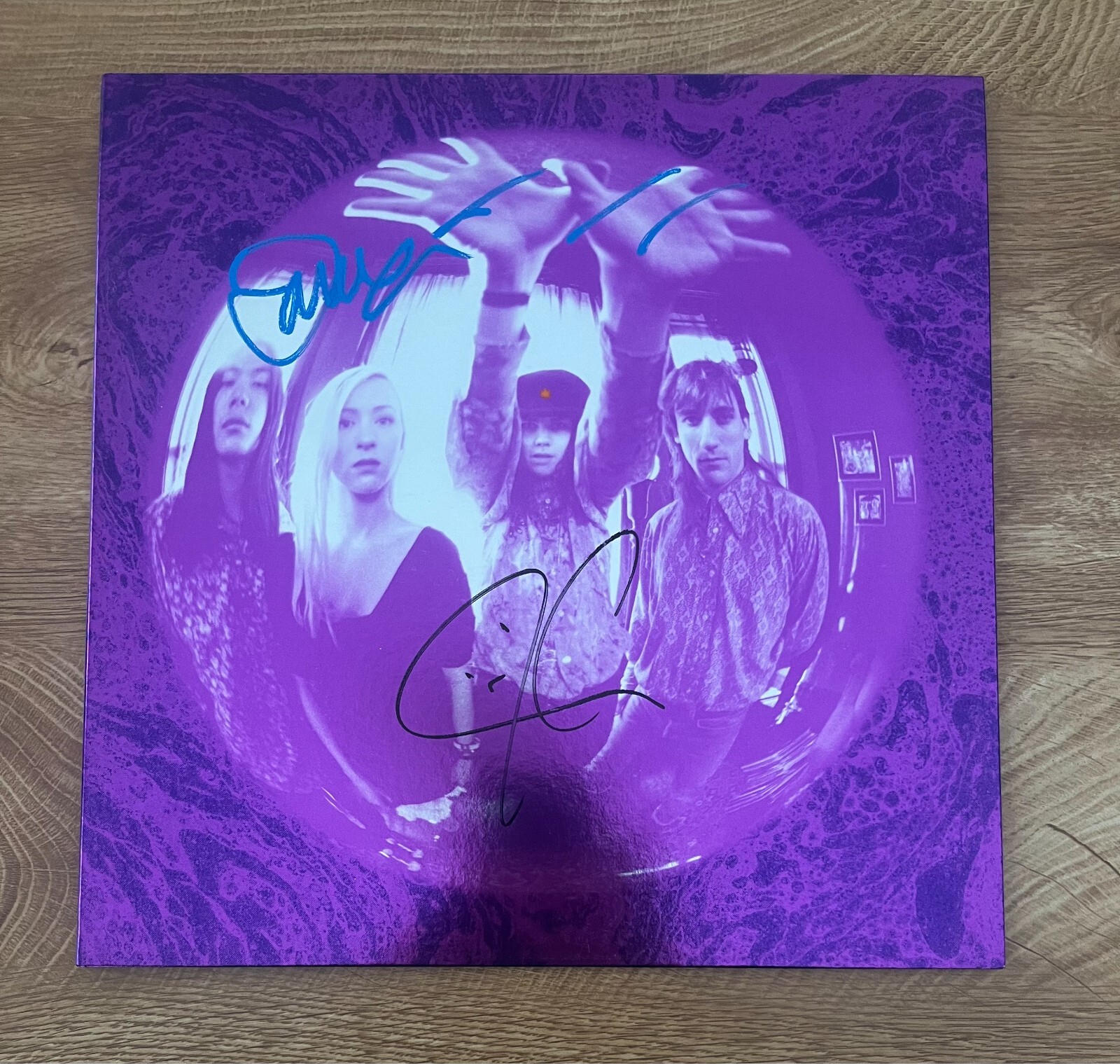 * THE SMASHING PUMPKINS * signed album * GISH * JAMES IHA & JIMMY CHAMBERLIN *