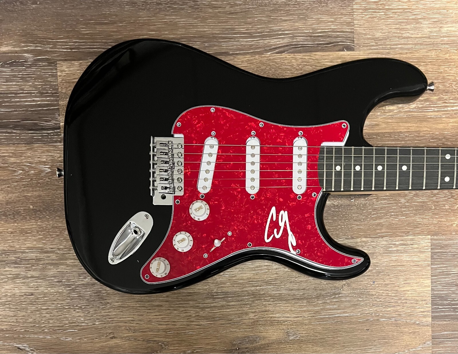 * ANTHONY GREEN * SIGNED ELECTRIC GUITAR * CIRCA SURVIVE * L.S. DUNES * COLLECTIBLE MEMORABILIA