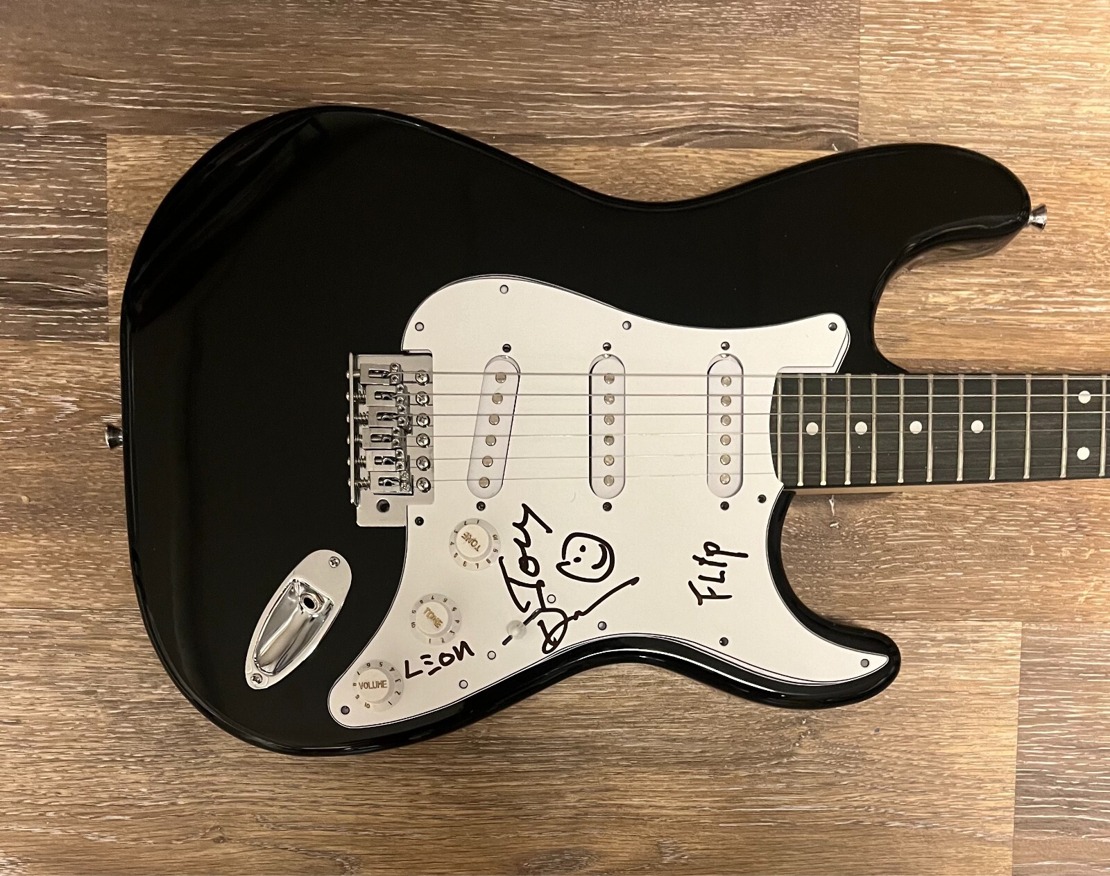 * LAGWAGON * signed electric guitar * JOEY CAPE, FLIPPIN, DAVE & LEON *