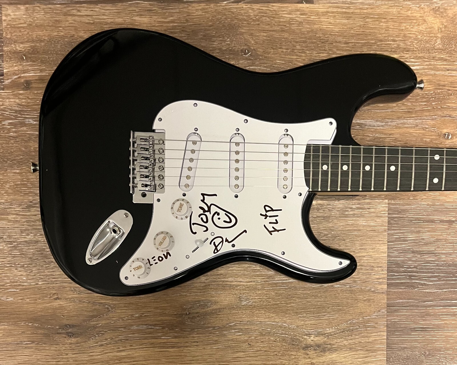 * LAGWAGON * signed electric guitar * JOEY CAPE, FLIPPIN, DAVE & LEON *