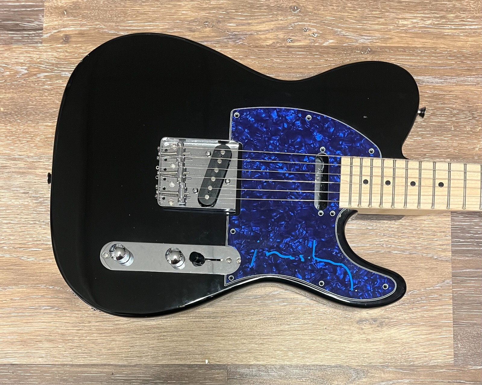 * JANE SIBERRY * signed electric guitar * CALLING ALL ANGELS *