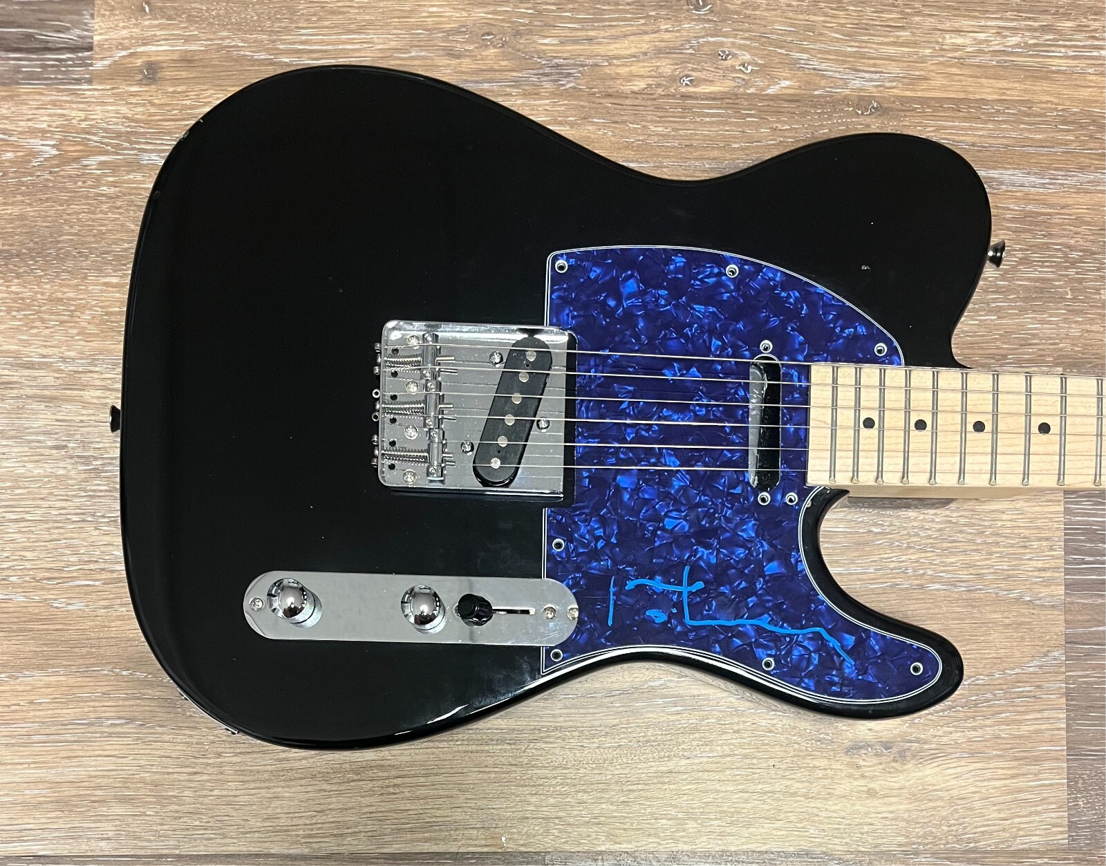 * JANE SIBERRY * signed electric guitar * CALLING ALL ANGELS *