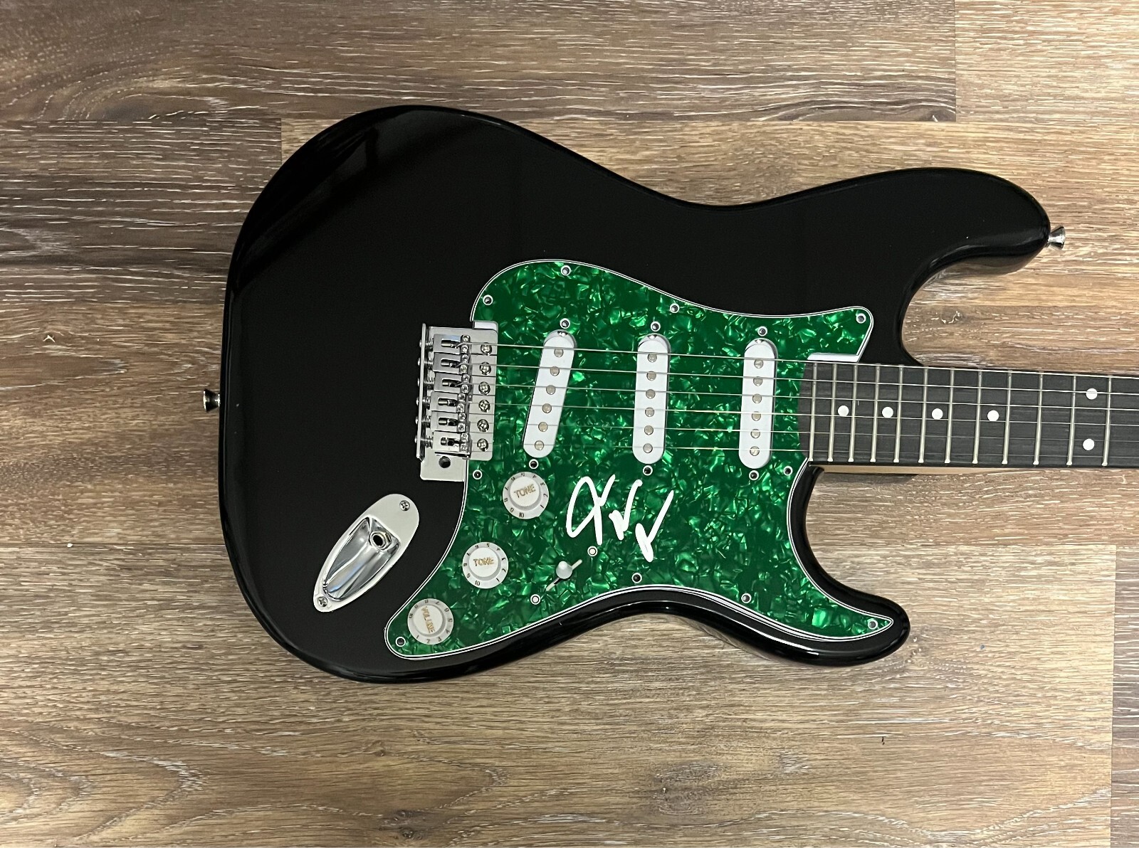 * JAKE WESLEY ROGERS * signed electric guitar * MIDDLE OF LOVE *