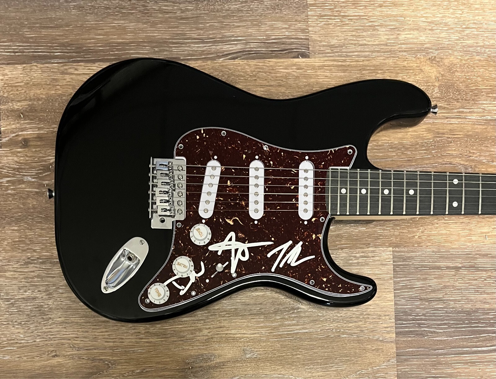 * SUNNY DAY REAL ESTATE * signed guitar * JEREMY ENIGK, DAN & WILLIAM *