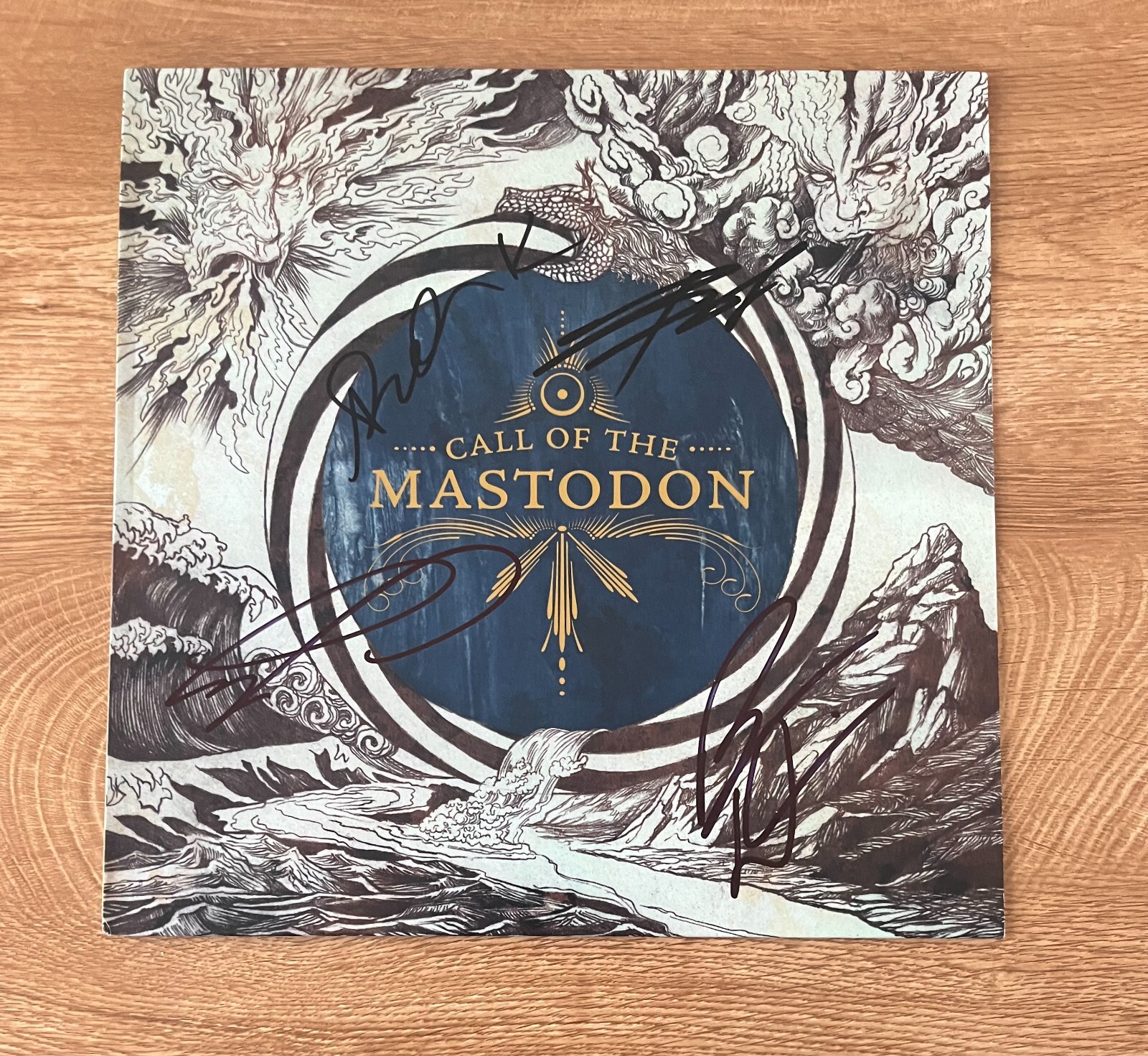 * MASTODON * signed vinyl album * CALL OF THE MASTODON * BRENT HINDS *