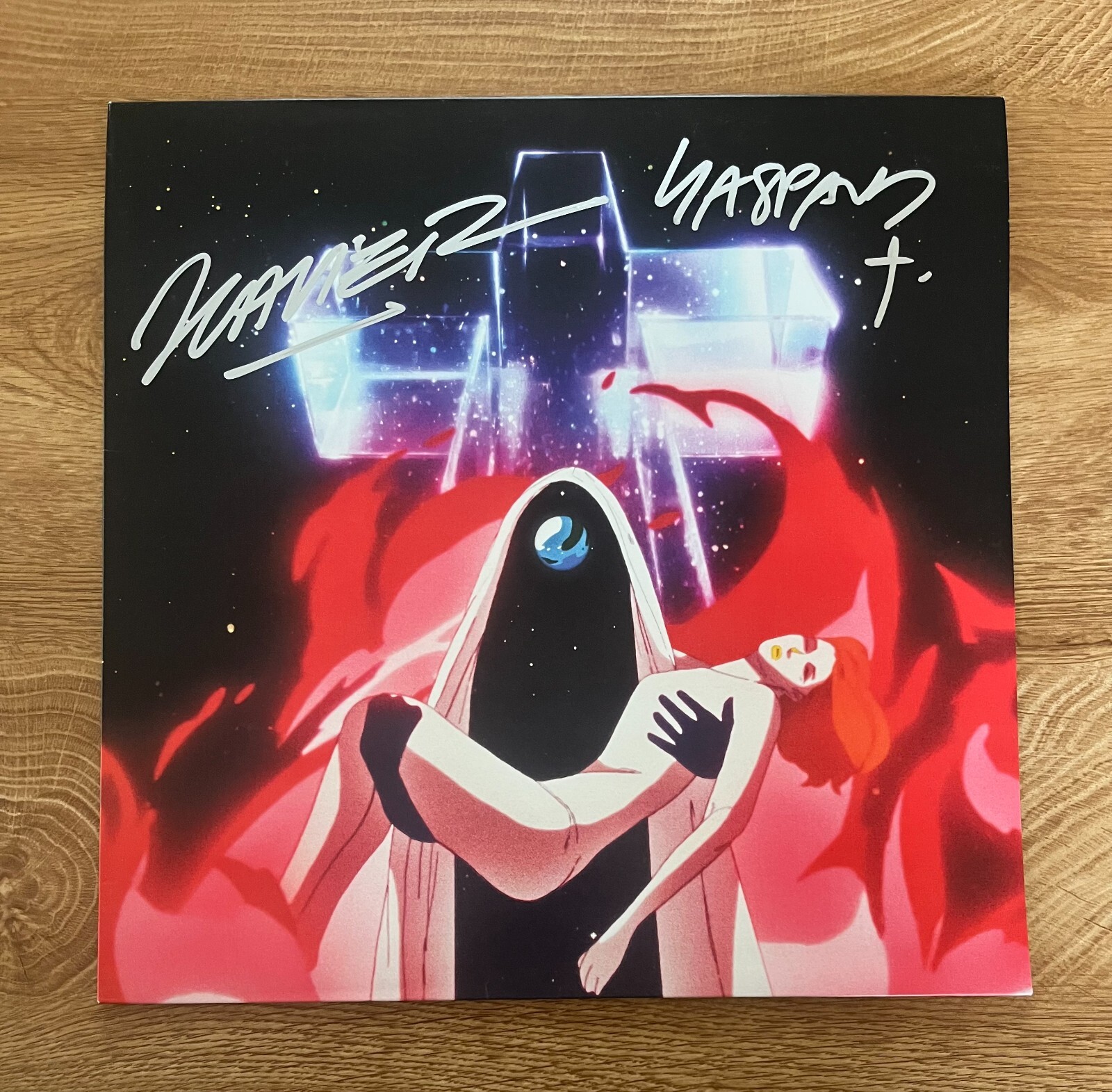 * JUSTICE * signed album * NEVERENDER * GASPARD AUGE & XAVIER DE ROSNAY *