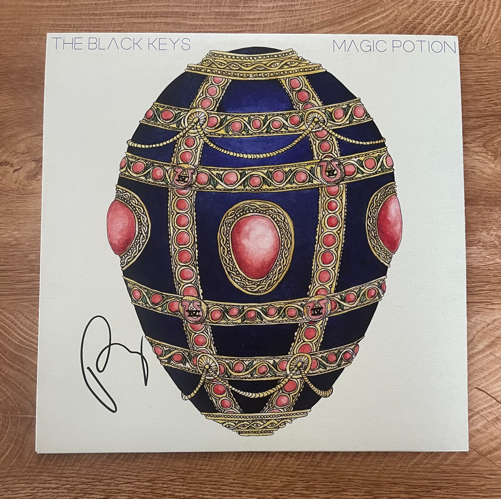 * THE BLACK KEYS * signed vinyl album * MAGIC POTION * PATRICK CARNEY *