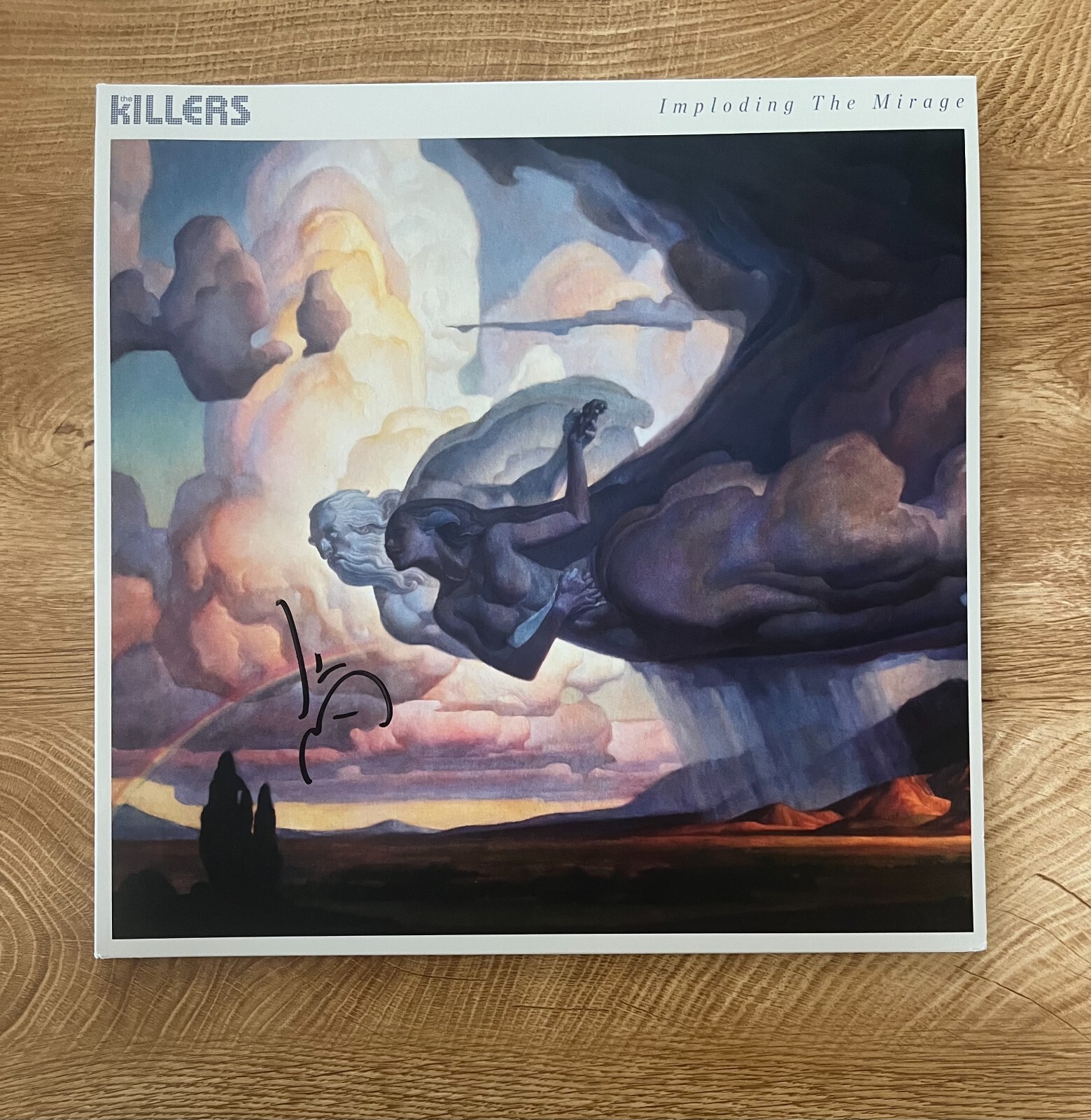 * BRANDON FLOWERS * signed album * THE KILLERS * IMPLODING THE MIRAGE *