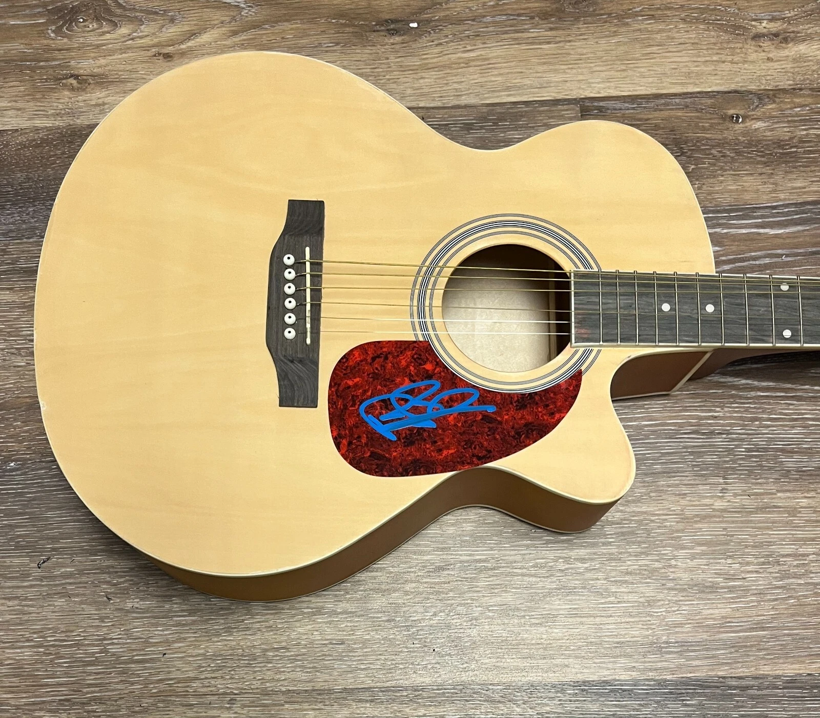 * ROBIN PECKNOLD * signed acoustic guitar * FLEET FOXES *