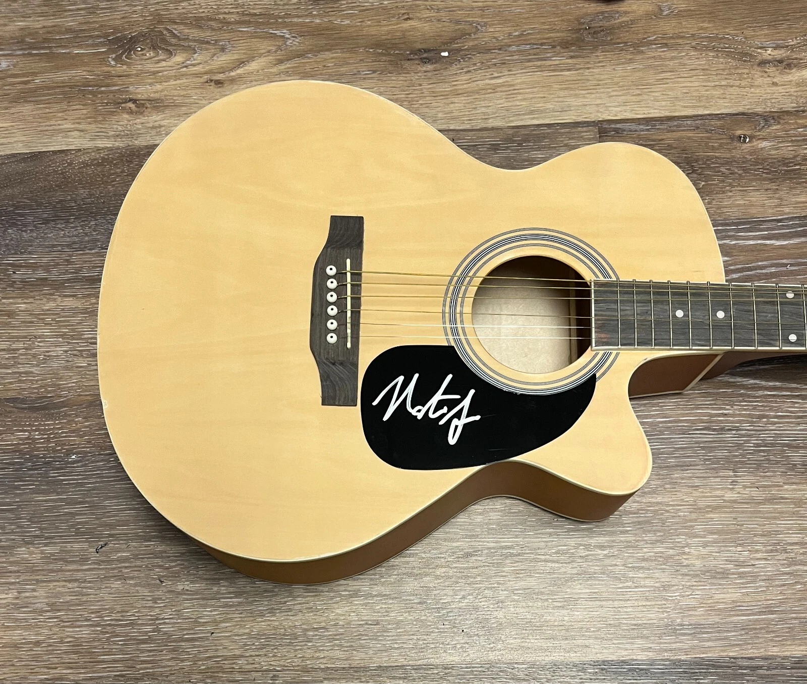 * NATE SMITH * signed acoustic guitar * WILDFIRE *