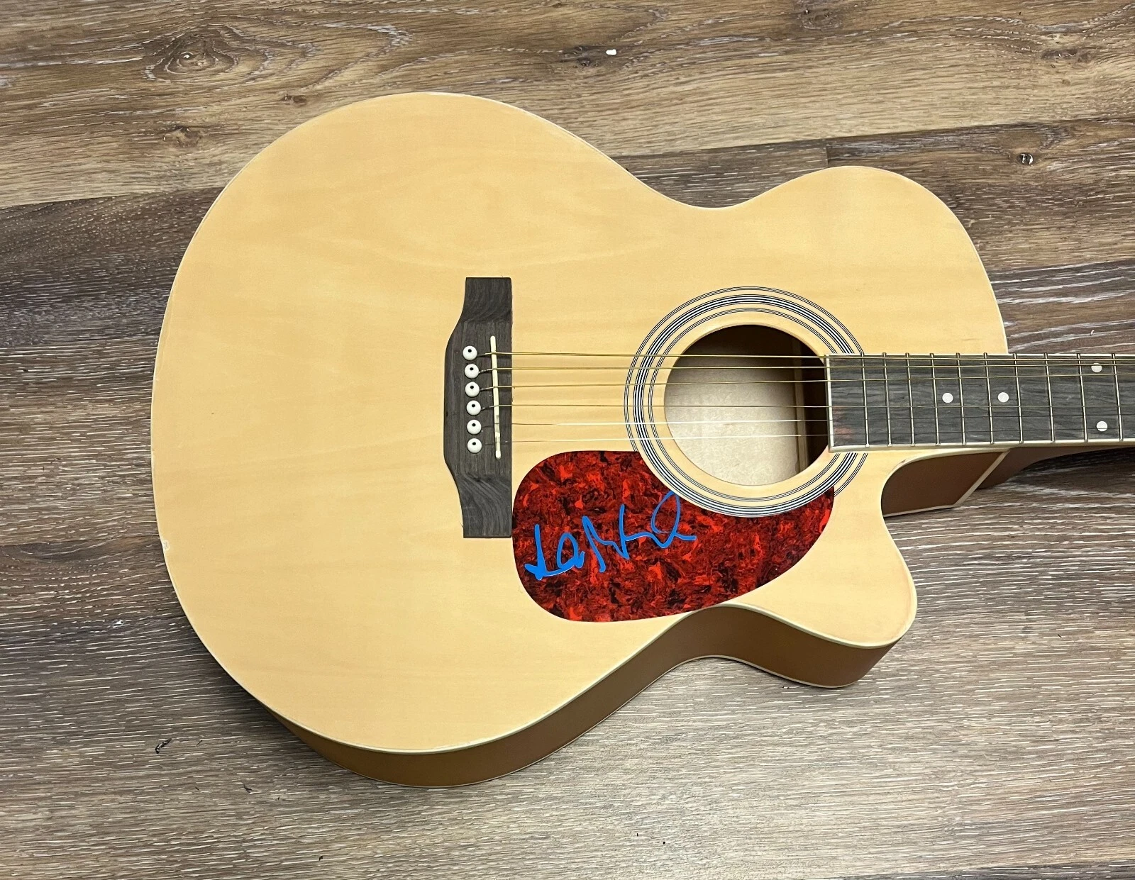 * ANDREW MCMAHON * signed acoustic guitar * THE WILDERNESS * JACK'S MANNEQUIN *