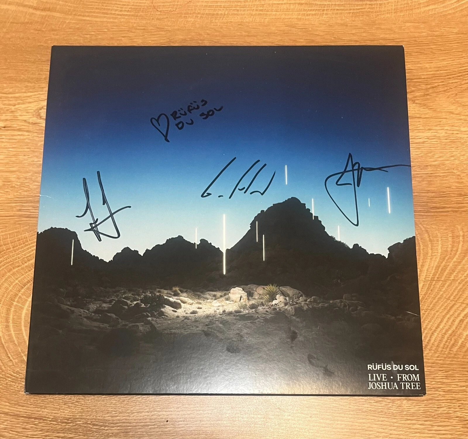 * RUFUS DU SOL * signed vinyl album * LIVE FROM JOSHUA TREE *