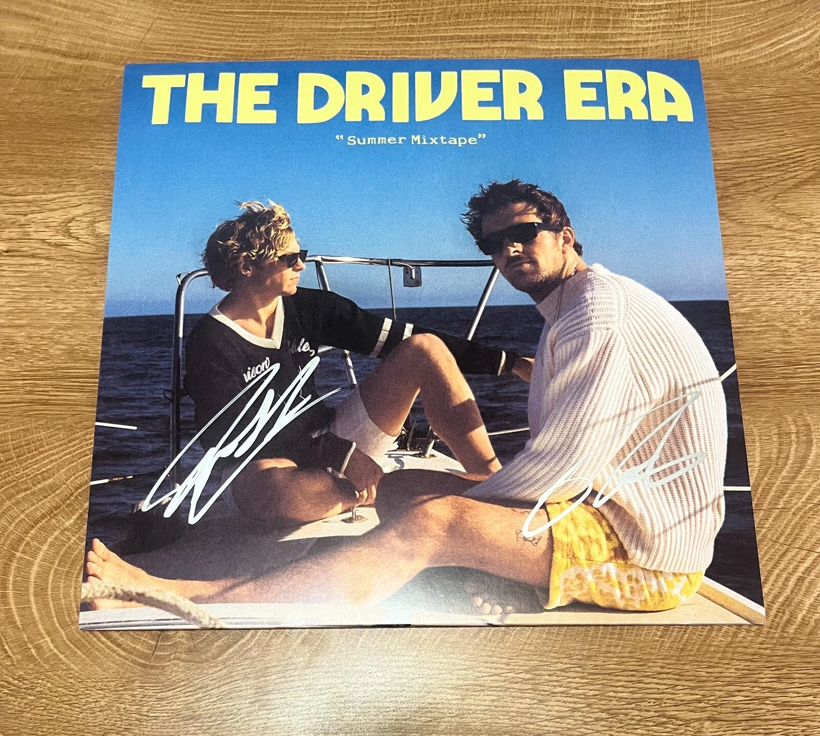 * THE DRIVER ERA * signed vinyl album * SUMMER MIXTAPE * ROSS LYNCH  ROCKY LYNCH