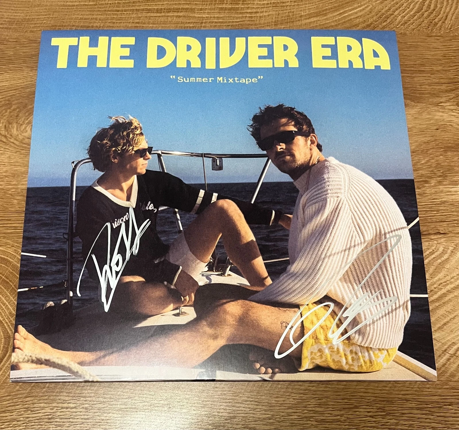 * THE DRIVER ERA * signed vinyl album * SUMMER MIXTAPE * ROSS LYNCH  ROCKY LYNCH