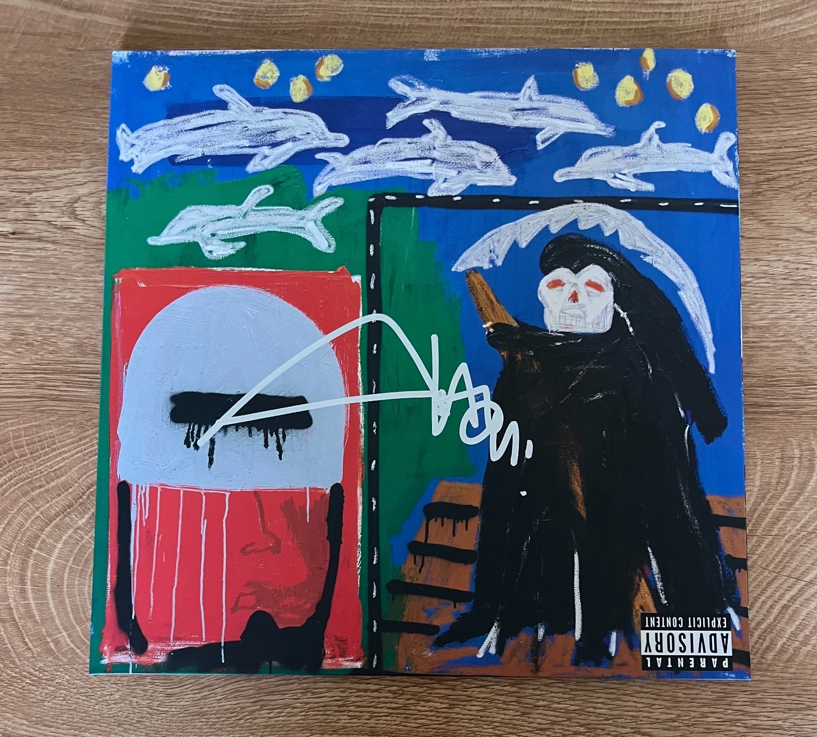 * ACTION BRONSON * signed vinyl album * ONLY FOR DOLPHINS *