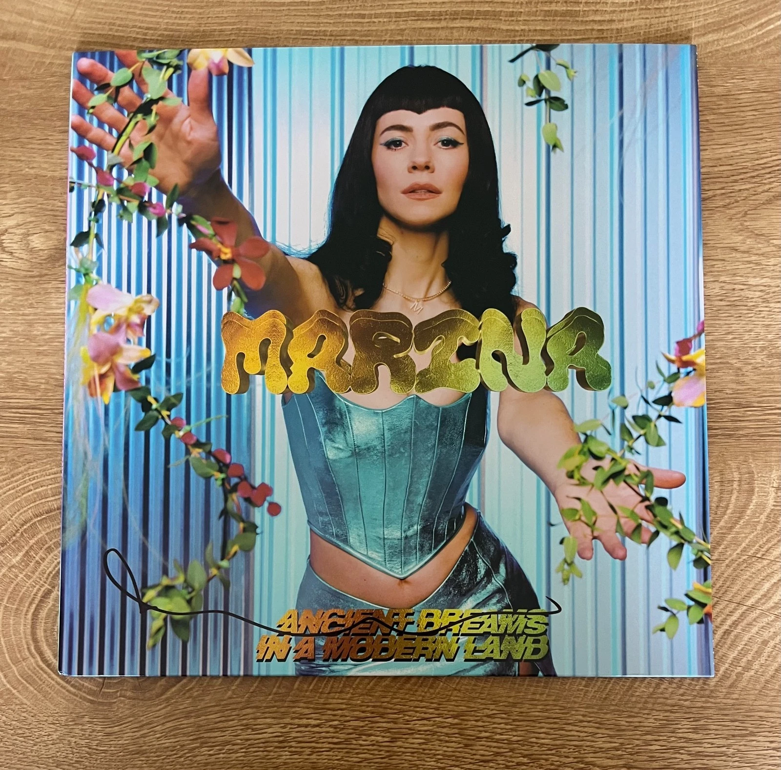 * MARINA DIAMANDIS * signed album * ANCIENT DREAMS IN A MODERN LAND *