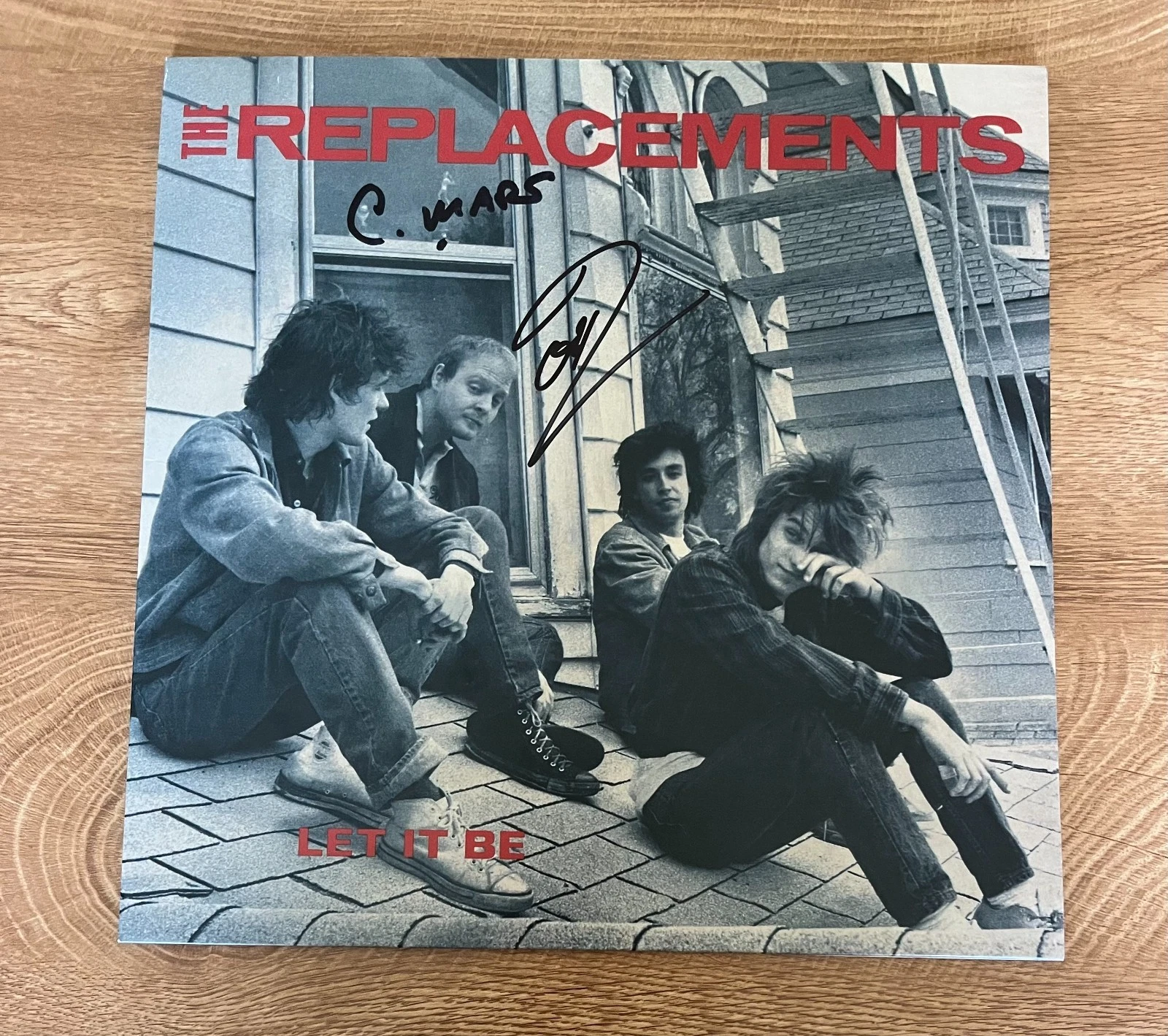 * THE REPLACEMENTS * signed album * TOMMY STINSON & CHRIS MARS * LET IT BE *
