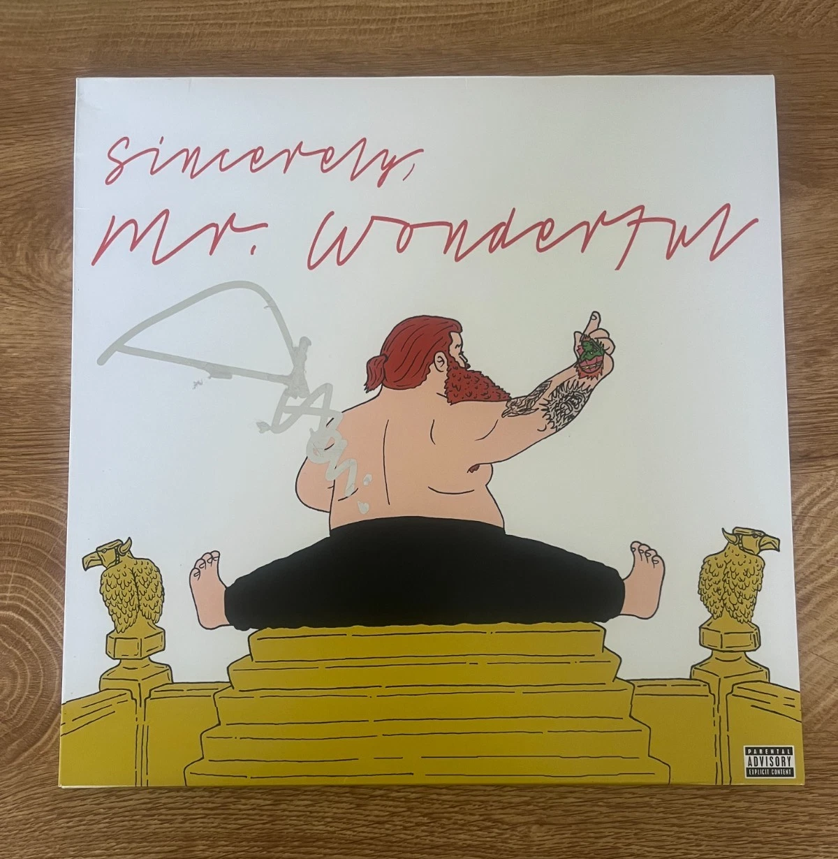 * ACTION BRONSON * signed vinyl album * MR WONDERFUL *