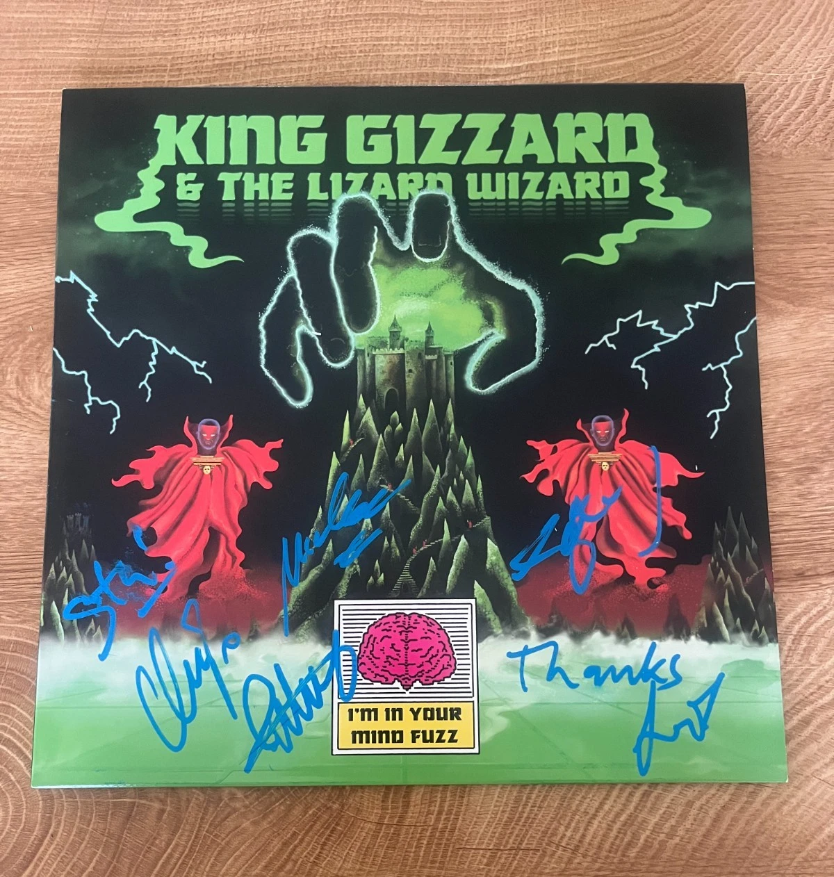* KING GIZZARD & LIZARD WIZARD * signed album * IM IN YOUR MIND FUZZ *