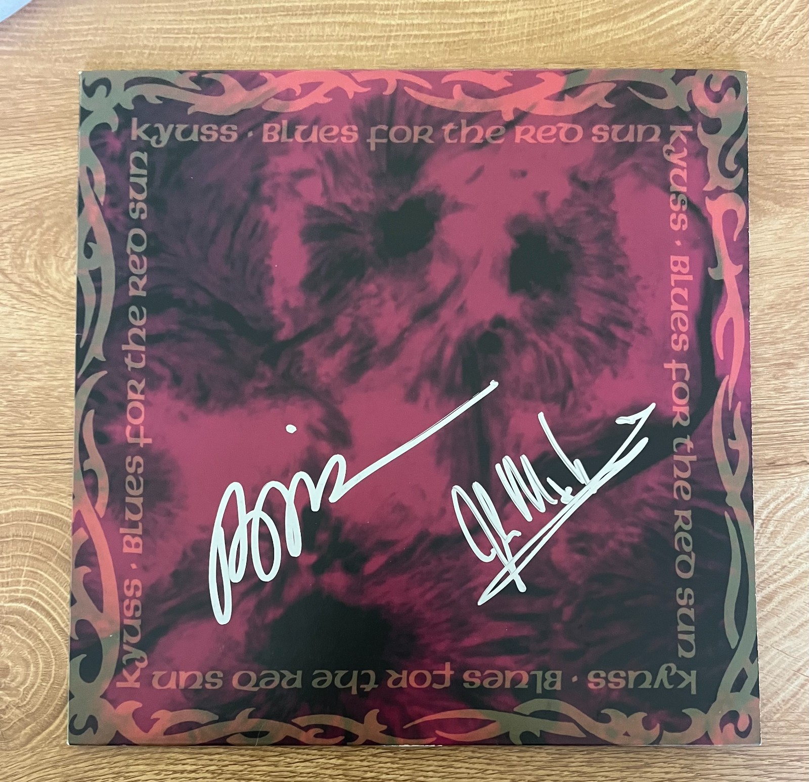 * KYUSS * signed album * BLUES FOR THE RED SUN * JOHN GARCIA & BRANT BJORK *