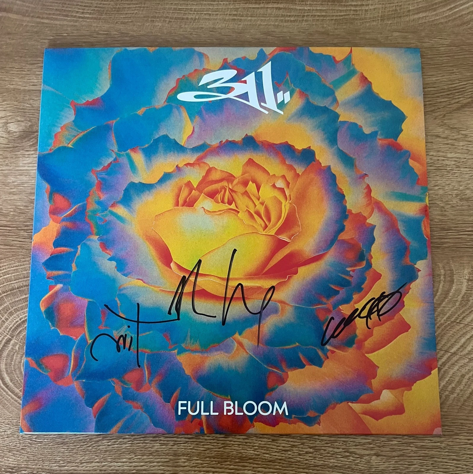 * 311 * signed vinyl album * FULL BLOOM * NICK HEXUM, TIM MAHONEY & CHAD SEXTON