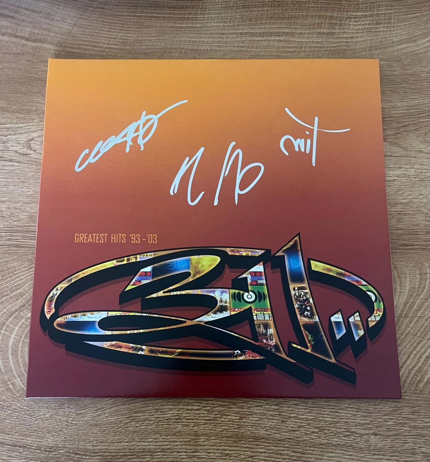 * 311 * signed album * GREATEST HITS * NICK HEXUM, TIM MAHONEY & CHAD SEXTON