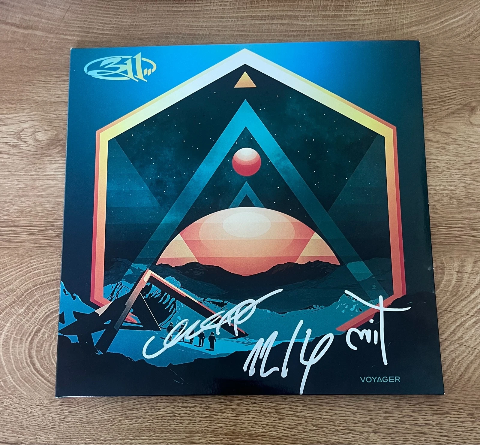 * 311 * signed album * VOYAGER * NICK HEXUM, TIM MAHONEY & CHAD SEXTON