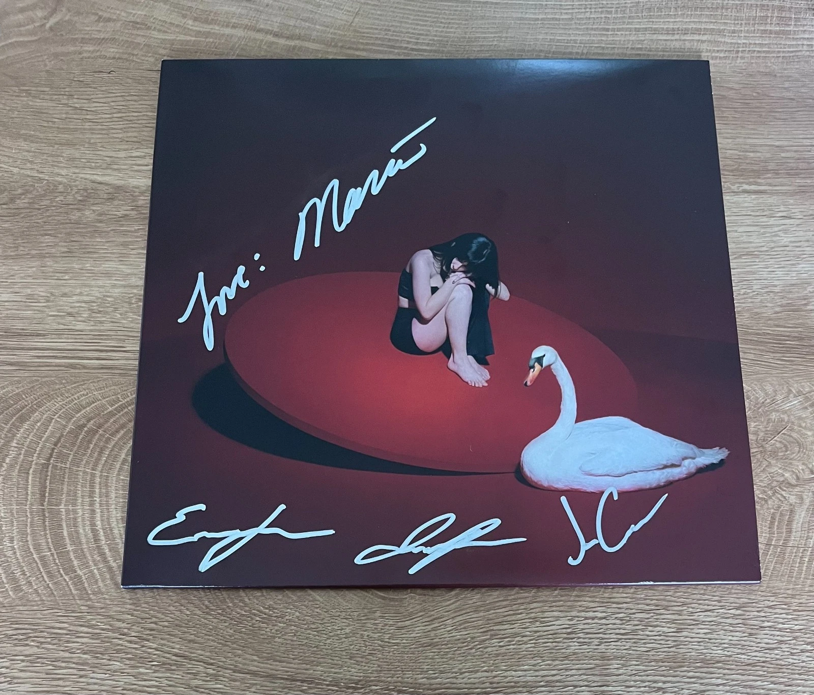 * THE MARIAS * signed vinyl album * CINEMA * MARIA, JOSH, JESSE & EDWARD *