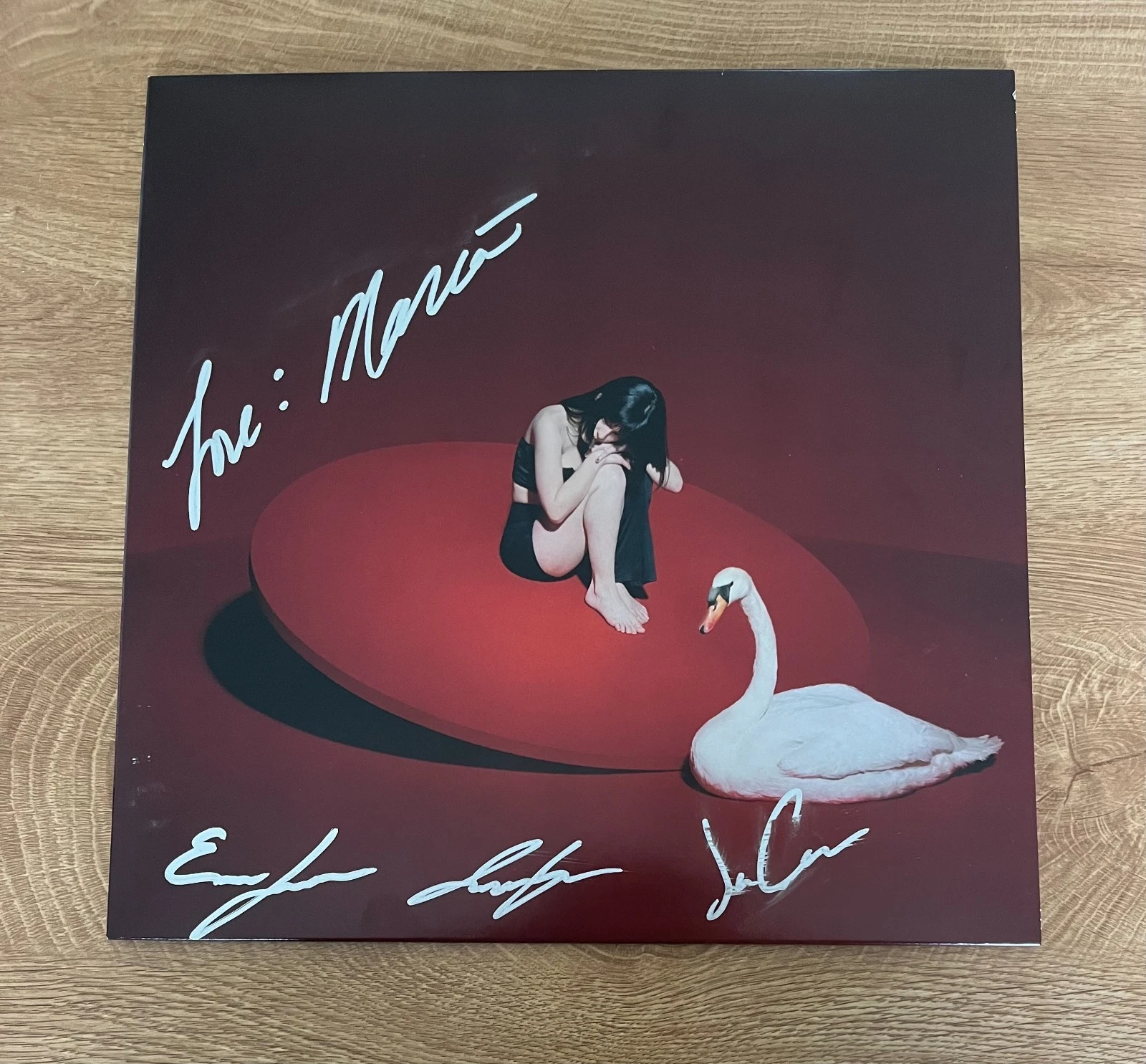 * THE MARIAS * signed vinyl album * CINEMA * MARIA, JOSH, JESSE & EDWARD *