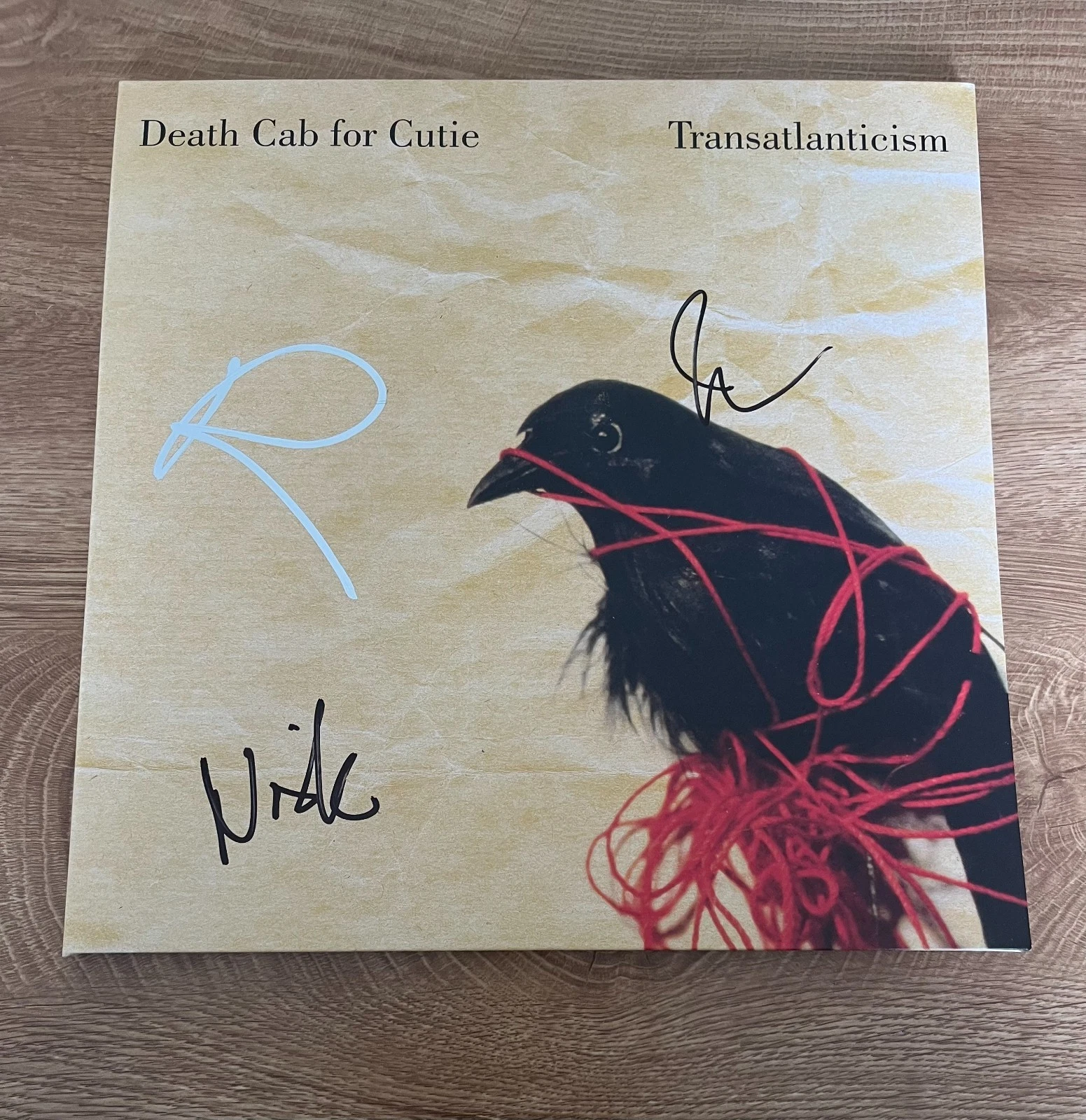 * DEATH CAB FOR CUTIE * signed vinyl album * TRANSATLANTICISM * BEN GIBBARD
