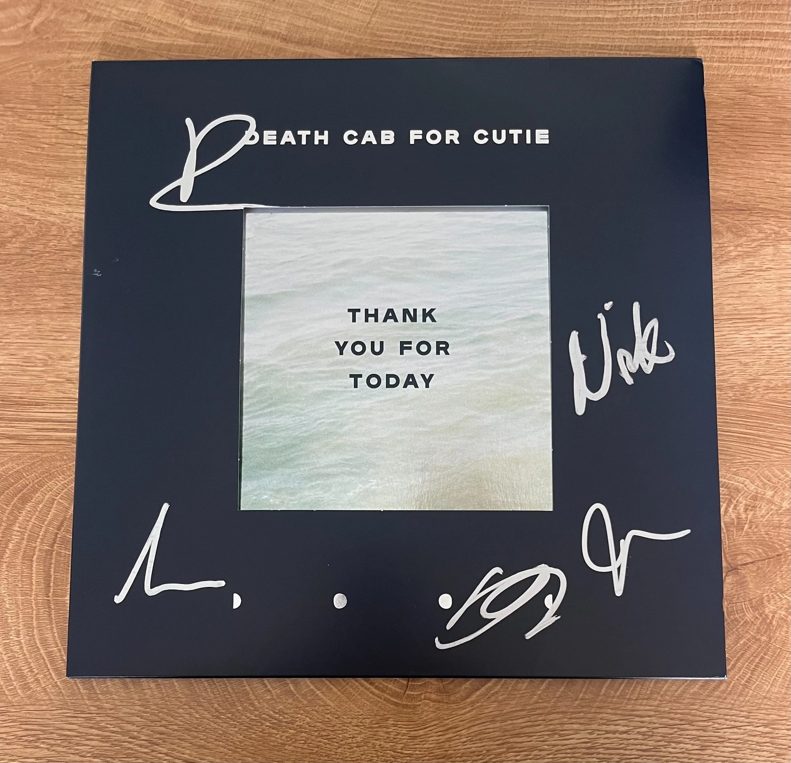 * DEATH CAB FOR CUTIE * signed vinyl album * THANK YOU FOR TODAY * BEN GIBBARD