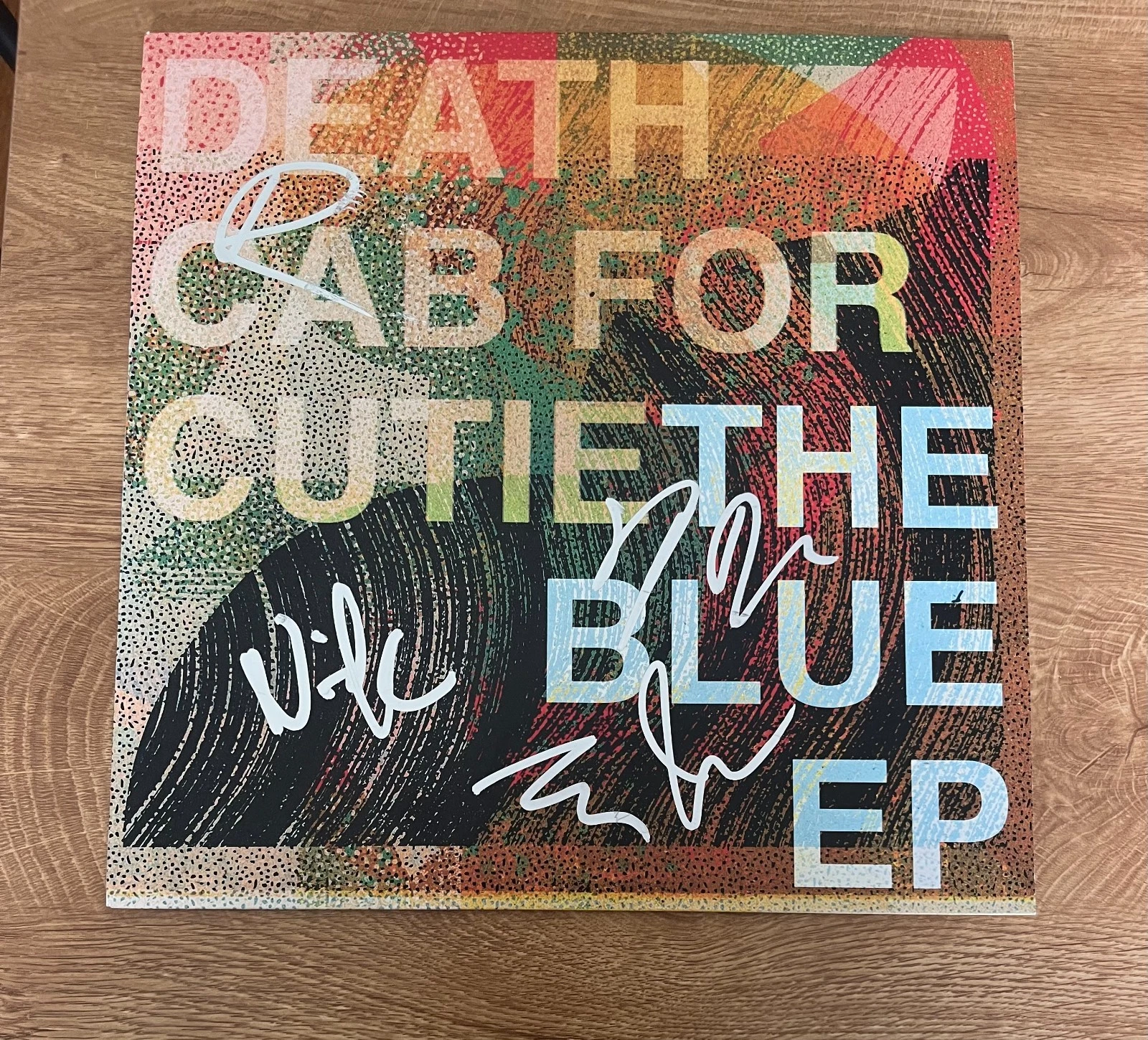 * DEATH CAB FOR CUTIE * signed vinyl album * THE BLUE EP * BEN GIBBARD