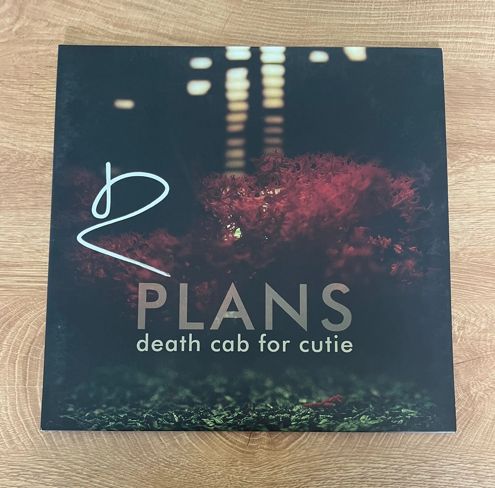 * BEN GIBBARD * signed vinyl album * DEATH CAB FOR CUTIE * PLANS *