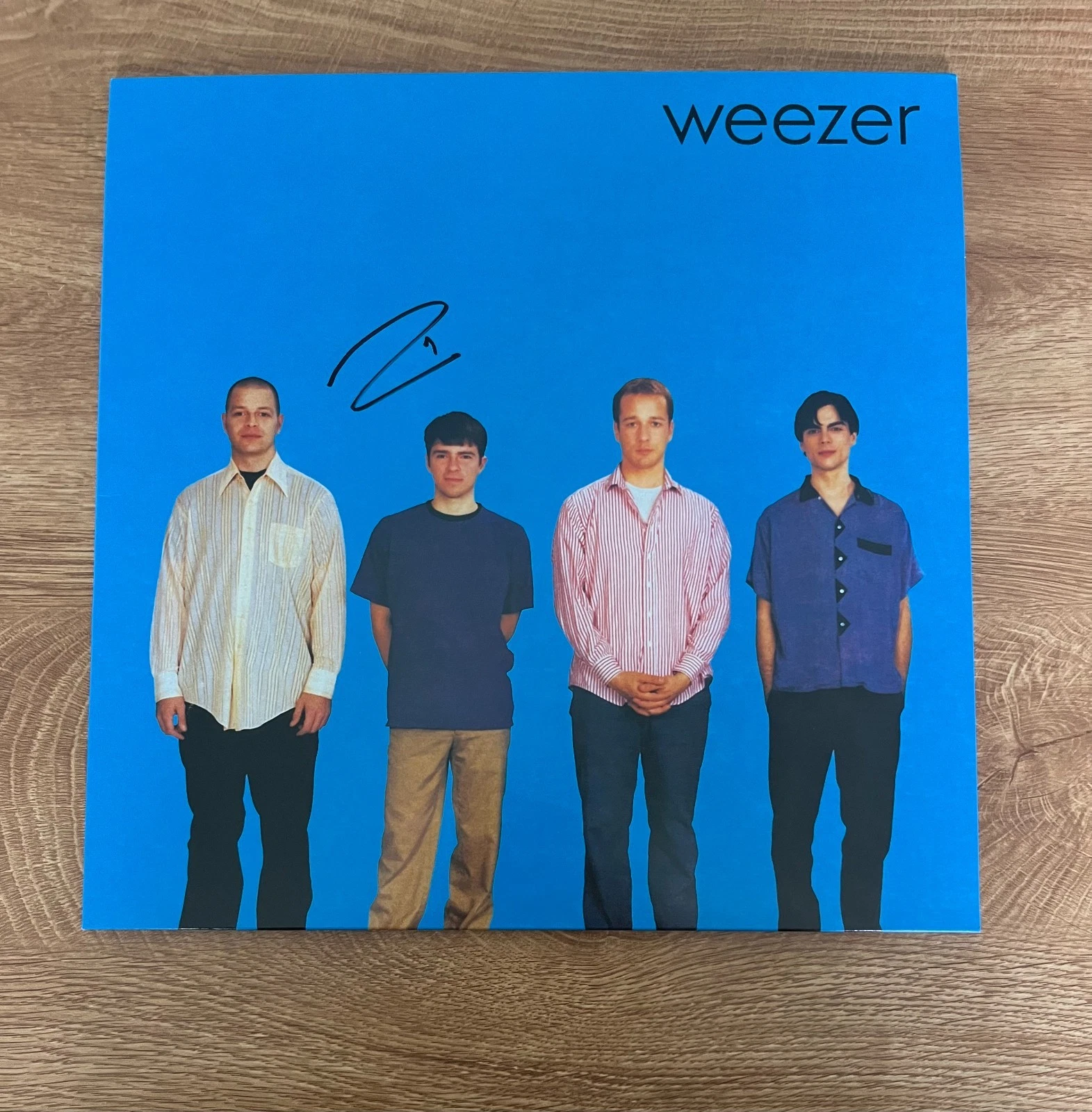 * RIVERS CUOMO * signed album * WEEZER * BLUE ALBUM *