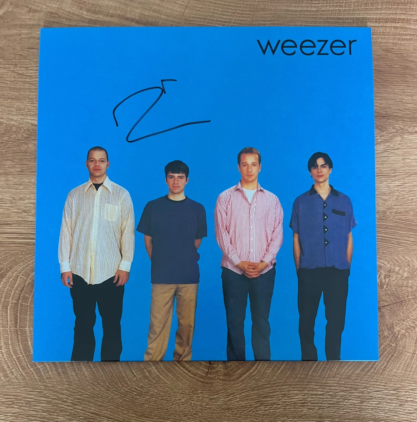 * RIVERS CUOMO * signed album * WEEZER * BLUE ALBUM *