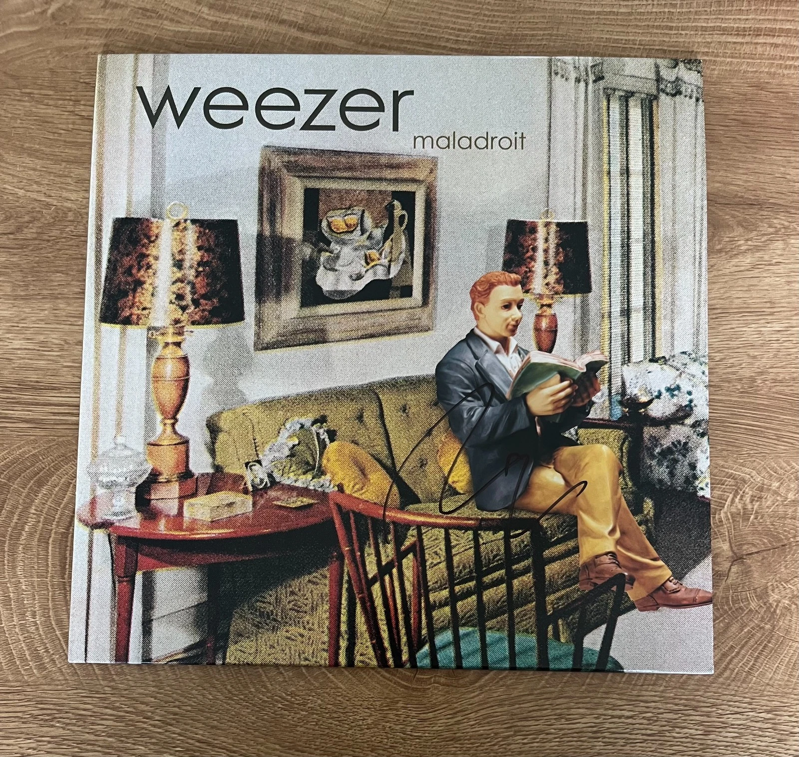* RIVERS CUOMO * signed album * WEEZER * MALADROIT *